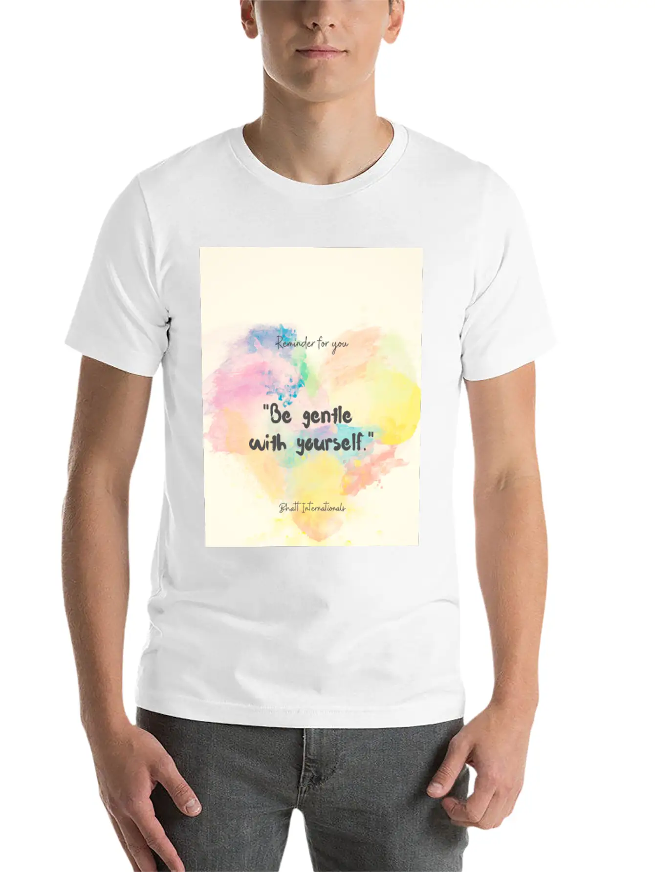 Love Your Self Design Unisex Casual T-Shirt – Clean Design For Daily Comfort