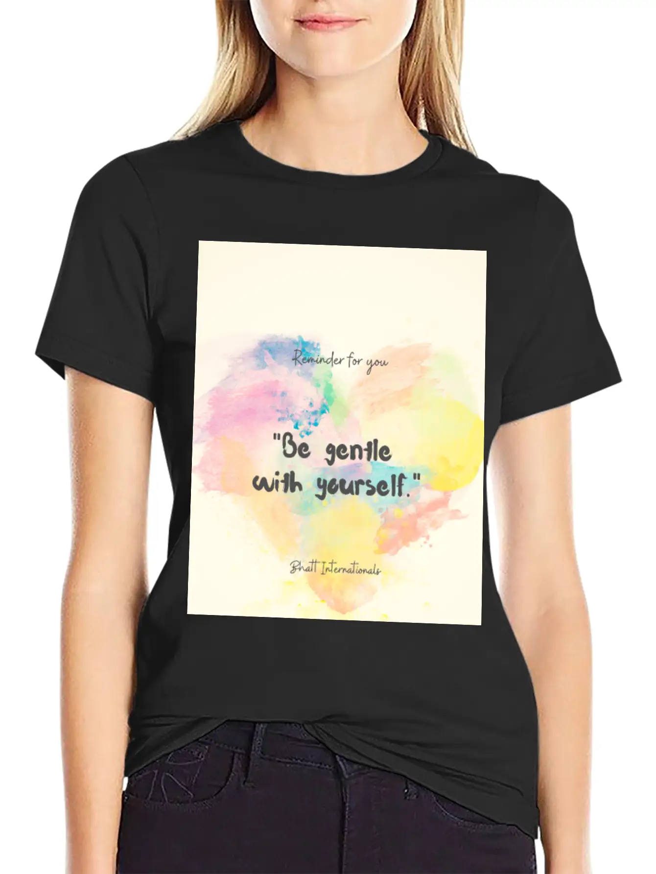 Love Your Self Design Unisex Casual T-Shirt – Clean Design For Daily Comfort