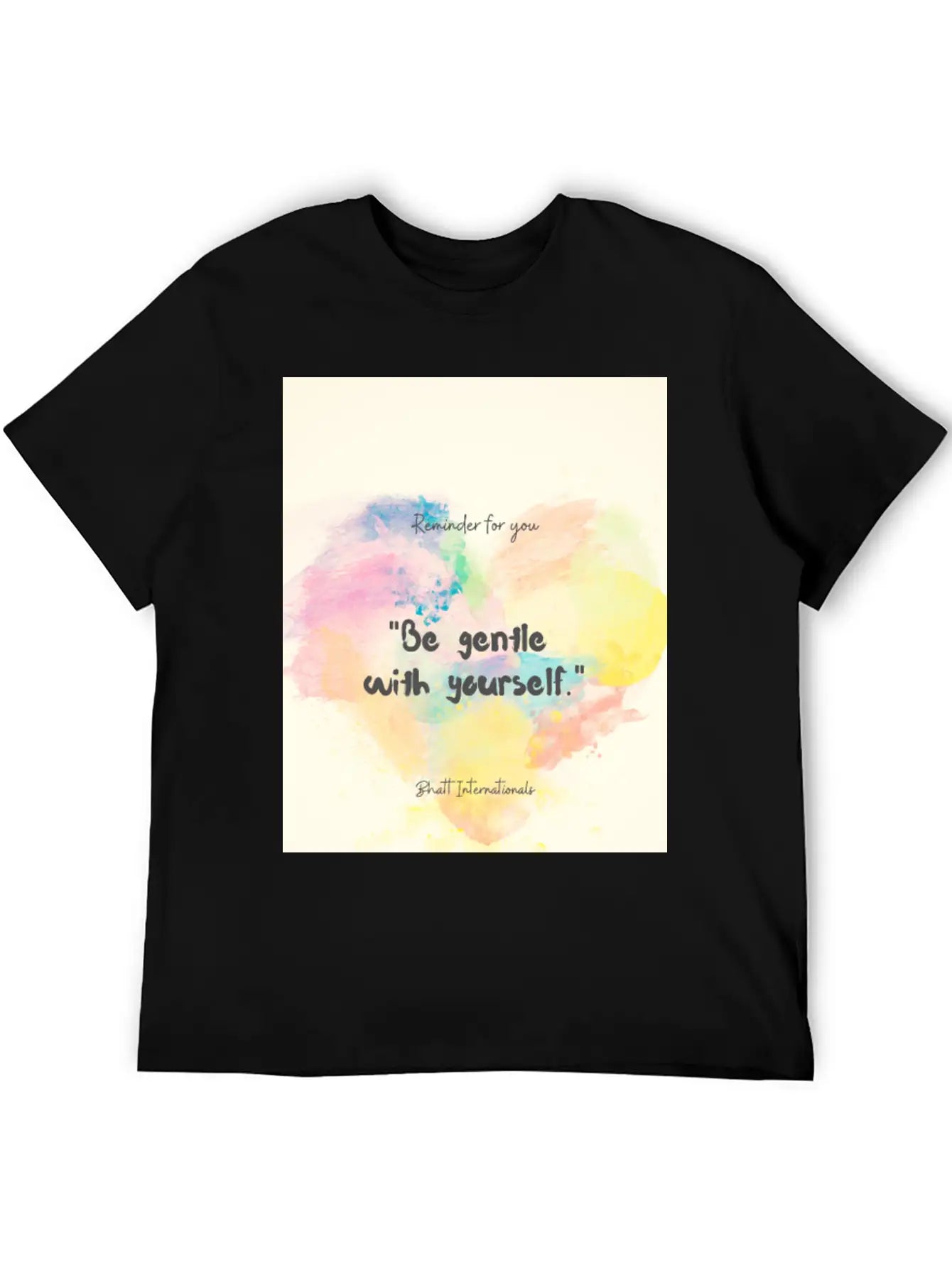 Love Your Self Design Unisex Casual T-Shirt – Clean Design For Daily Comfort