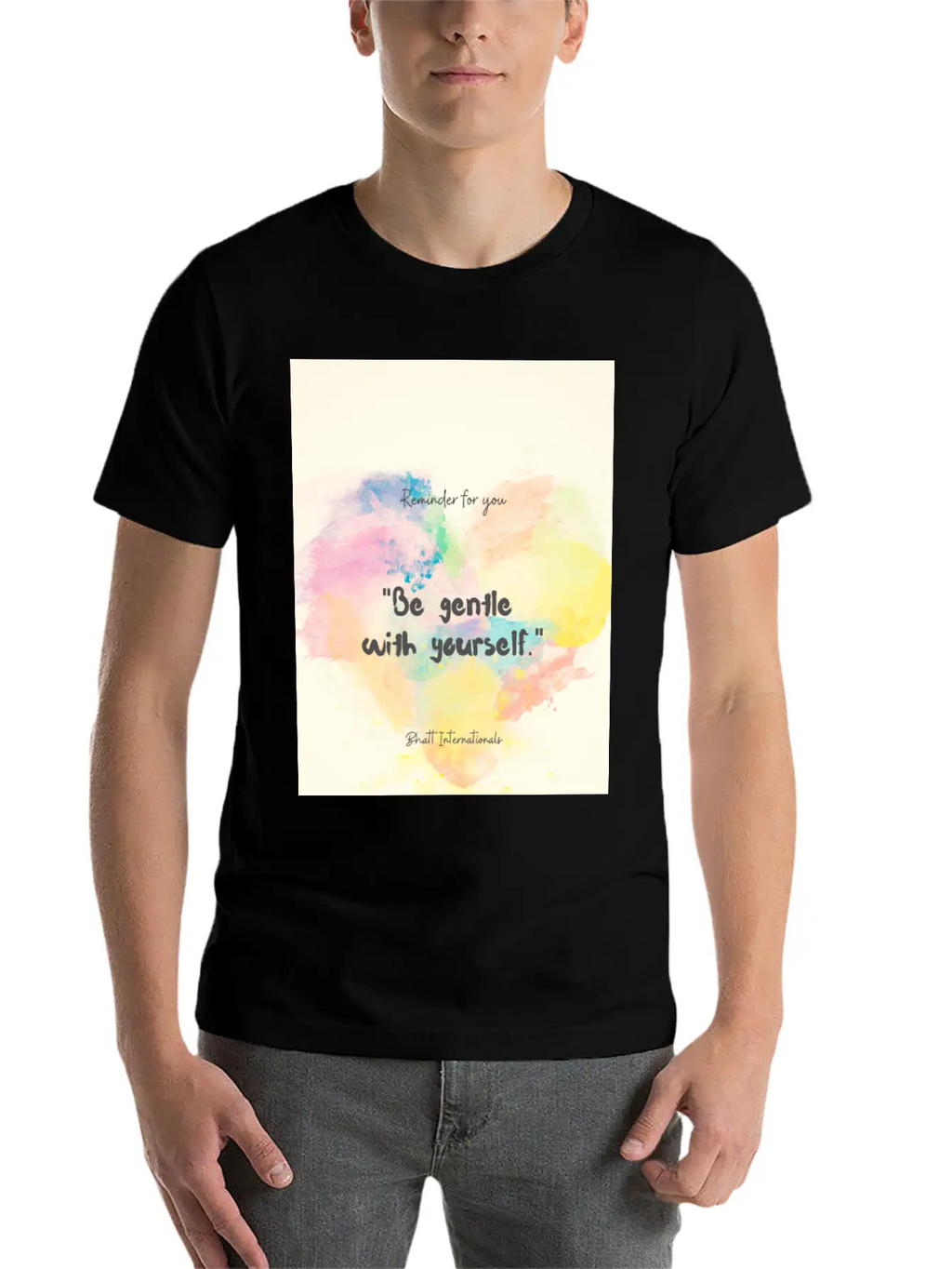 Love Your Self Design Unisex Casual T-Shirt – Clean Design For Daily Comfort