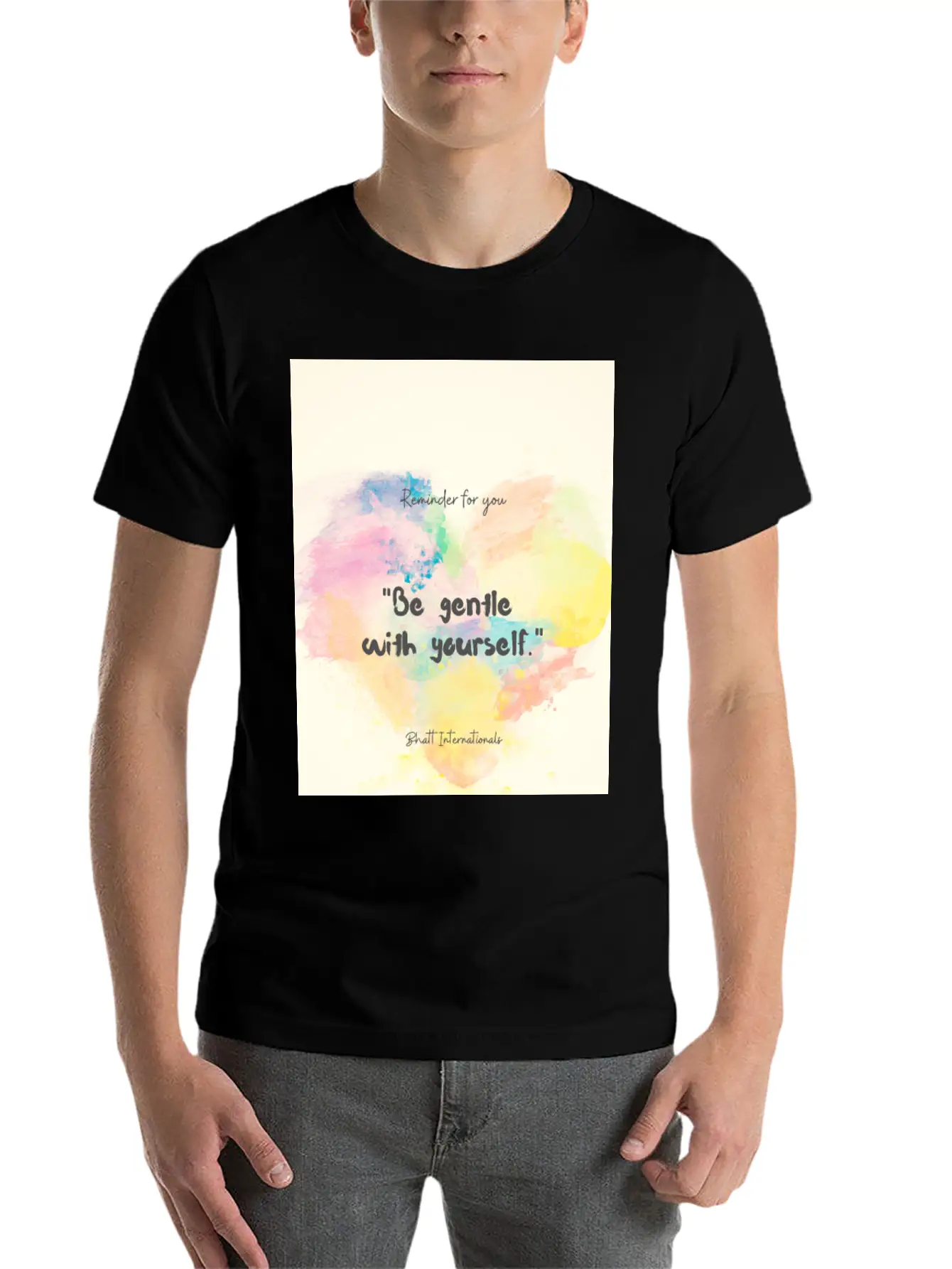 Love Your Self Design Unisex Casual T-Shirt – Clean Design For Daily Comfort