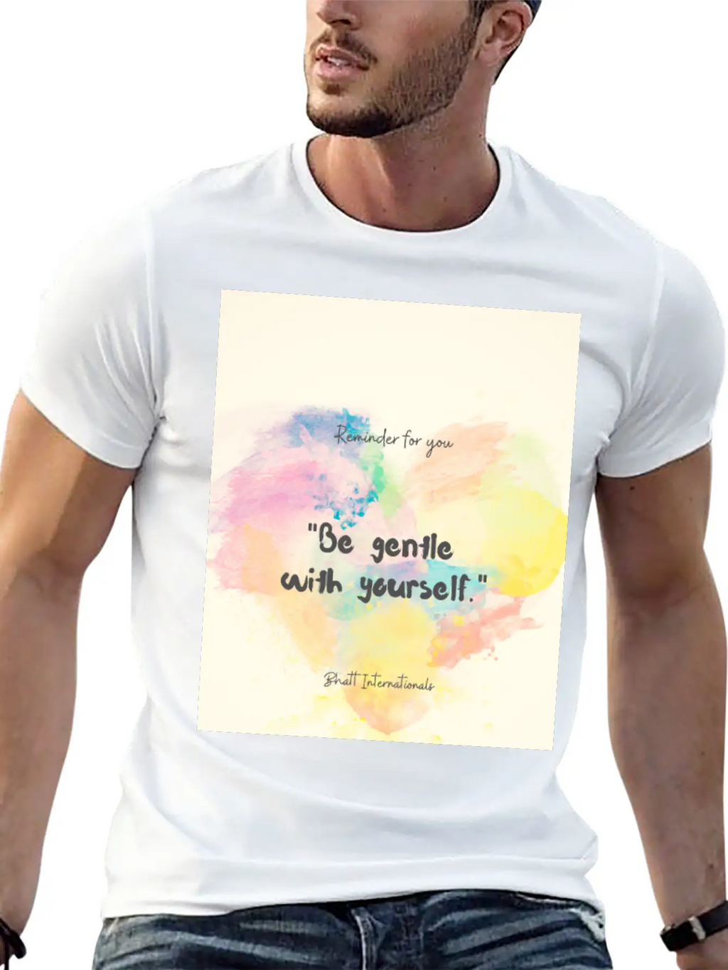 Love Your Self Design Unisex Casual T-Shirt – Clean Design For Daily Comfort