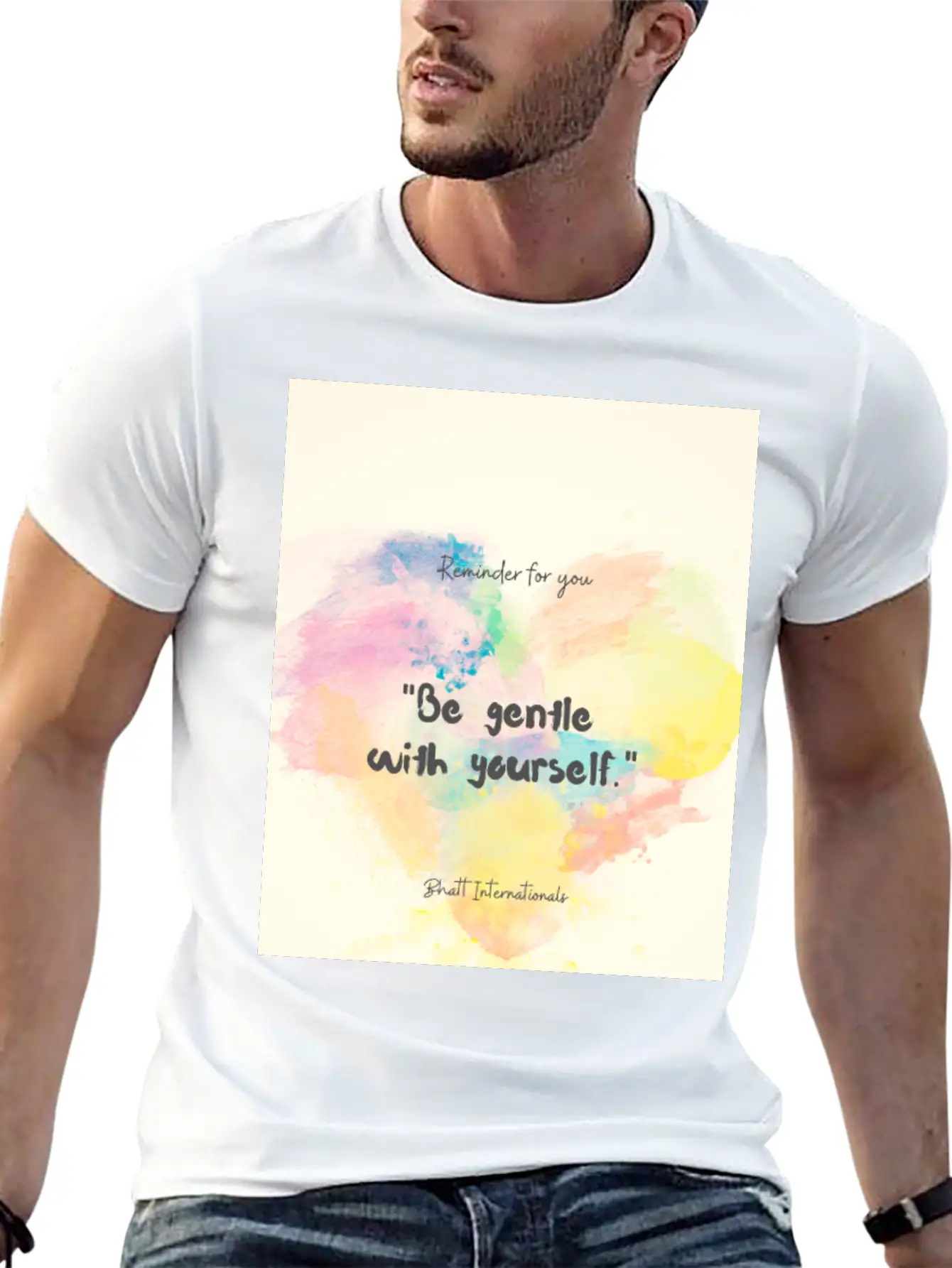 Love Your Self Design Unisex Casual T-Shirt – Clean Design For Daily Comfort