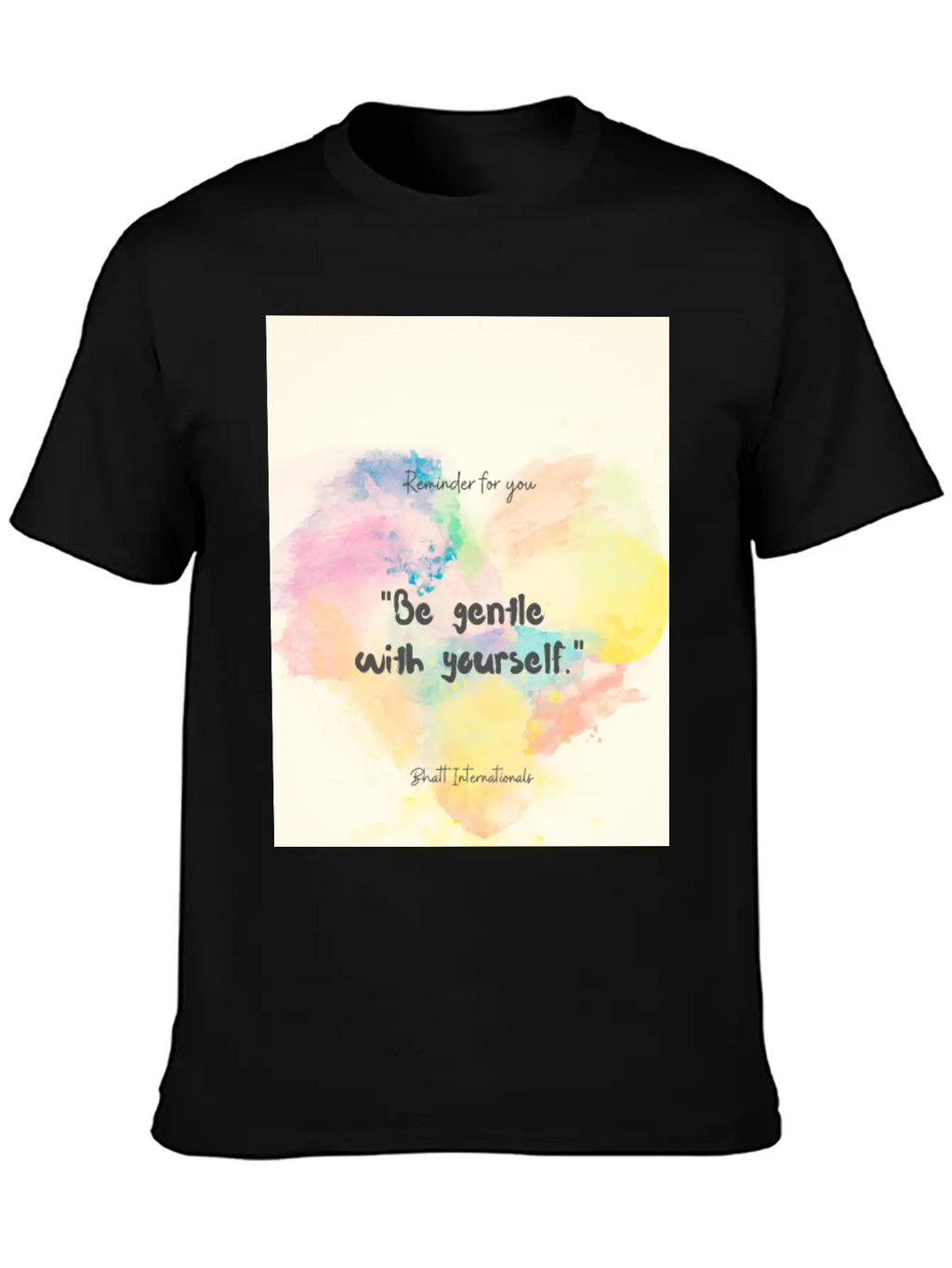 Love Your Self Design Unisex Casual T-Shirt – Clean Design For Daily Comfort