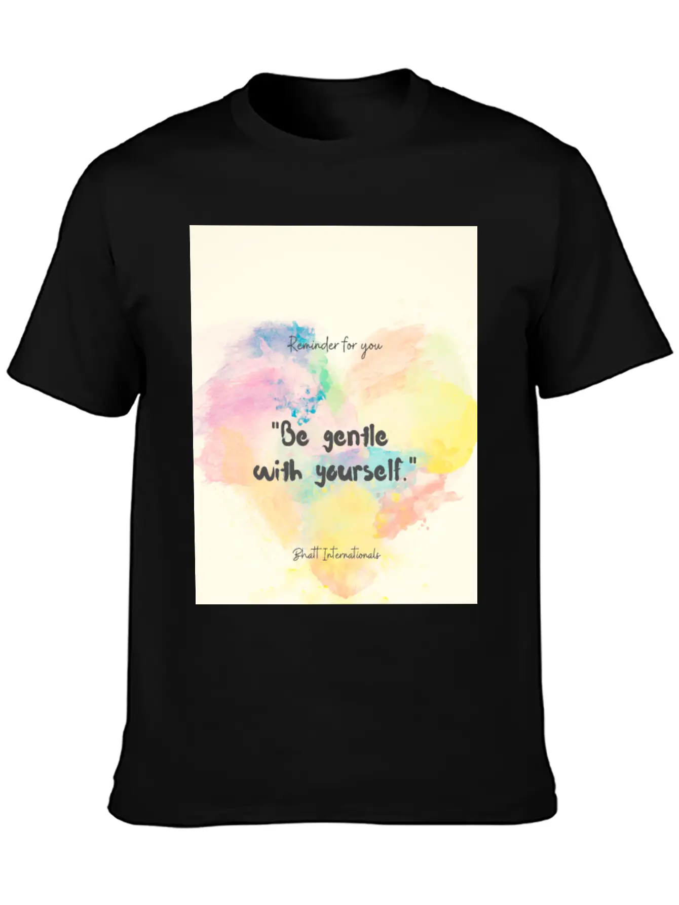 Love Your Self Design Unisex Casual T-Shirt – Clean Design For Daily Comfort