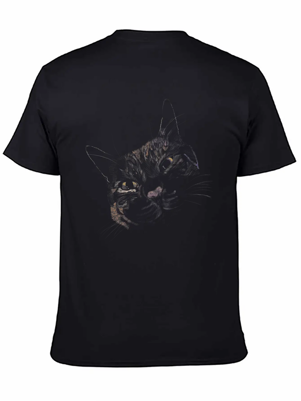 "Lovey Cat" Jamie's Hand-Drawn Cat Collection Breathable Graphic T-Shirt – Perfect For Casual Days
