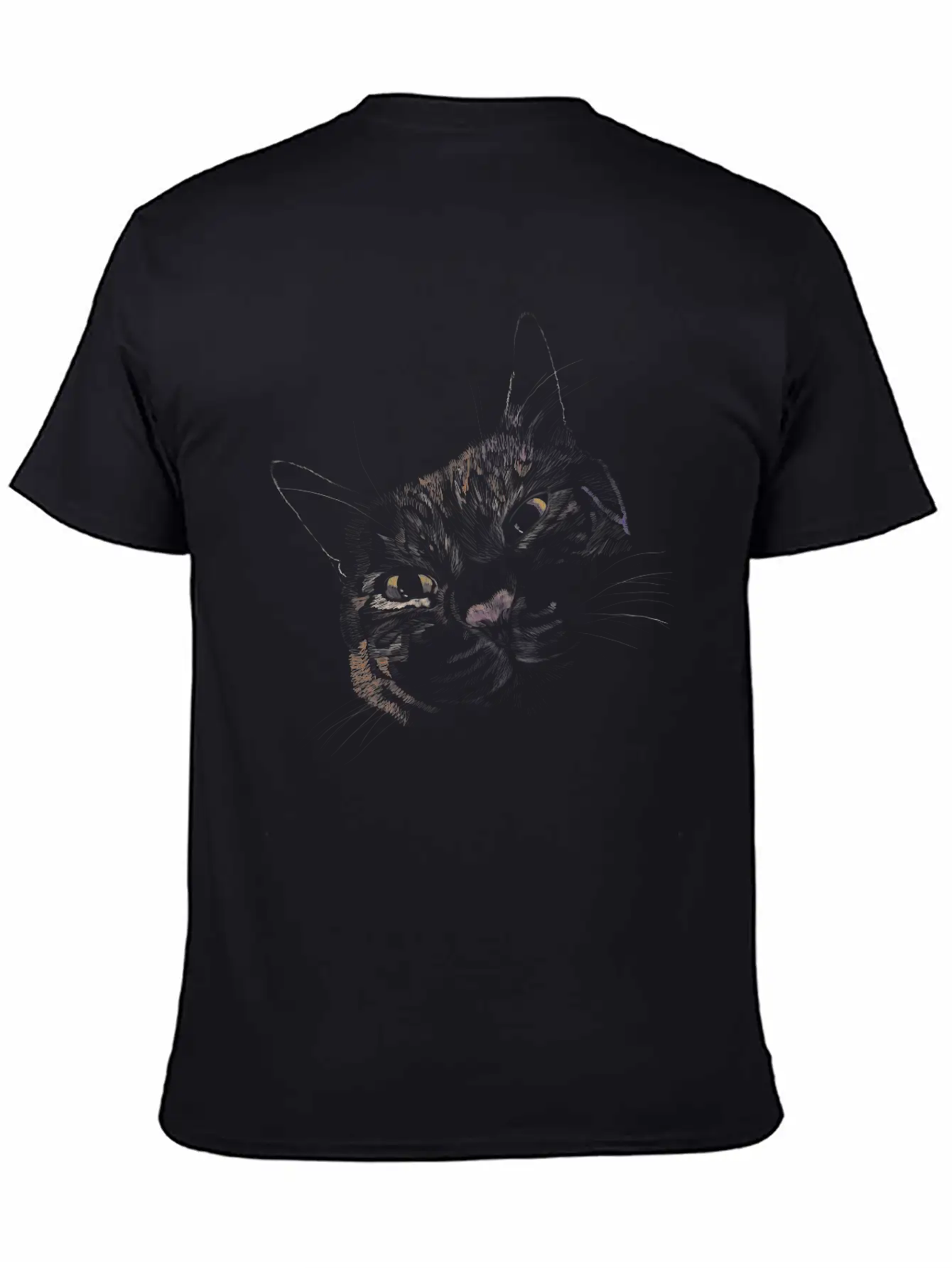 "Lovey Cat" Jamie's Hand-Drawn Cat Collection Breathable Graphic T-Shirt – Perfect For Casual Days