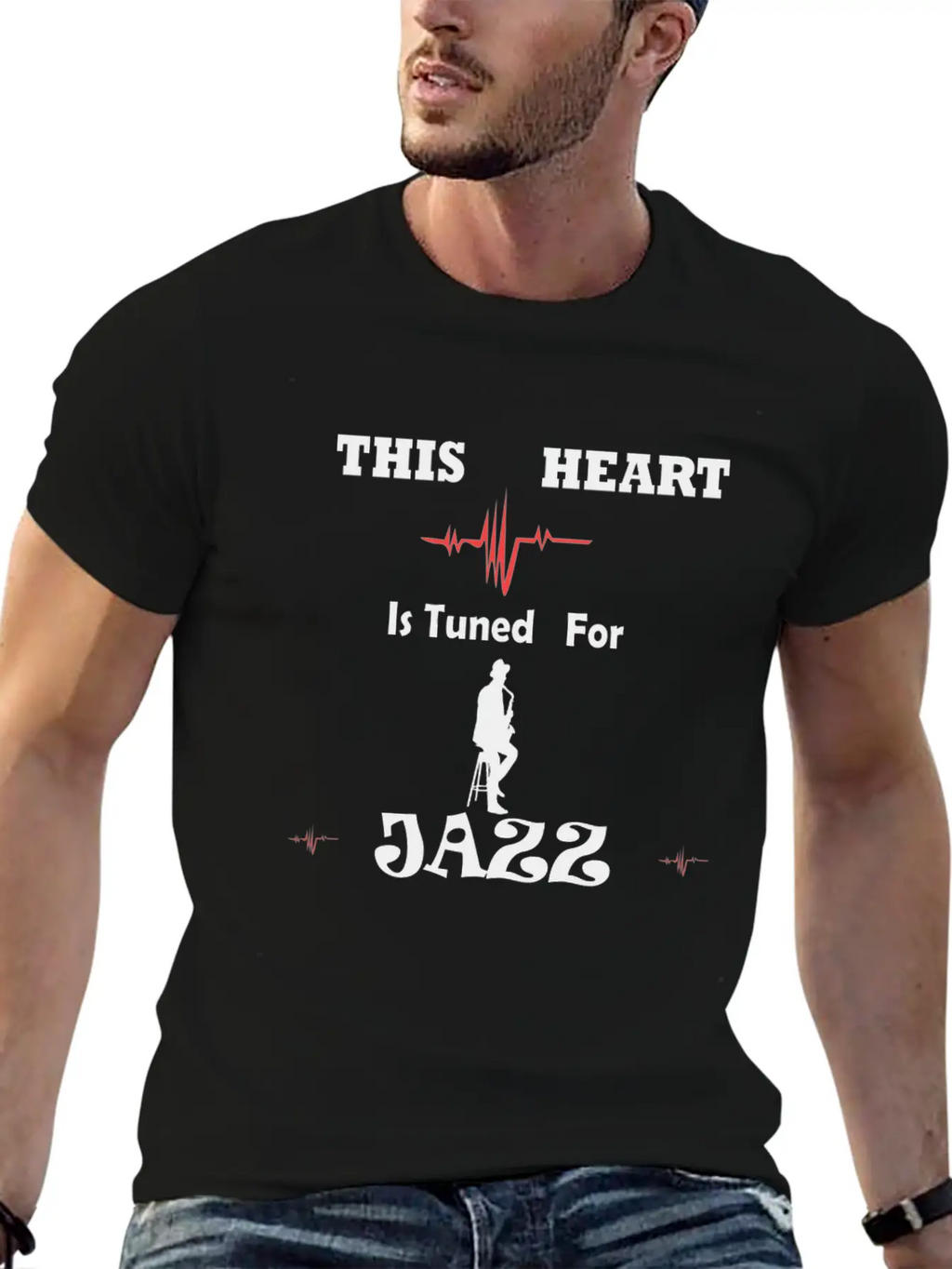 Loving Jazz Shirt Casual Graphic T-Shirt – Simple And Comfortable Daily Wear