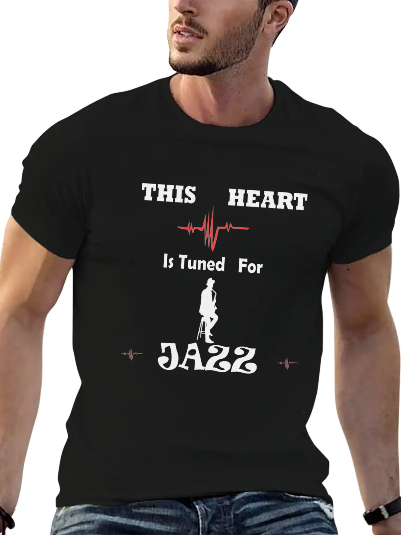 Loving Jazz Shirt Casual Graphic T-Shirt – Simple And Comfortable Daily Wear