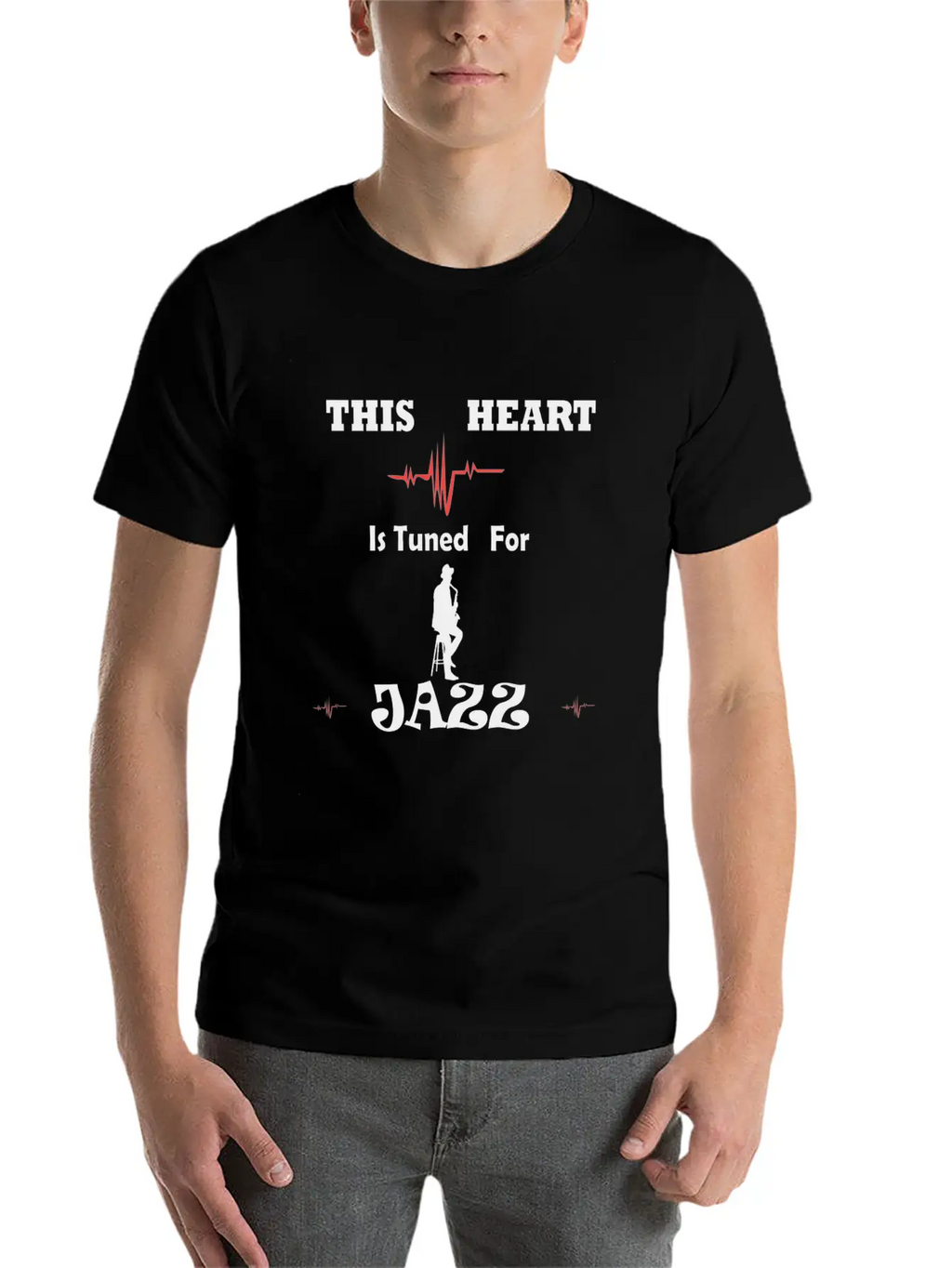 Loving Jazz Shirt Casual Graphic T-Shirt – Simple And Comfortable Daily Wear