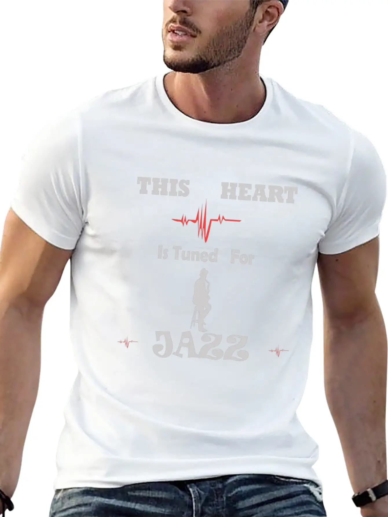 Loving Jazz Shirt Casual Graphic T-Shirt – Simple And Comfortable Daily Wear