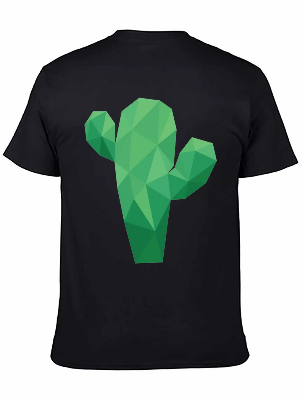 Lowpoly Cactus Stylish Everyday T-Shirt – Unisex Basic Cotton Tee