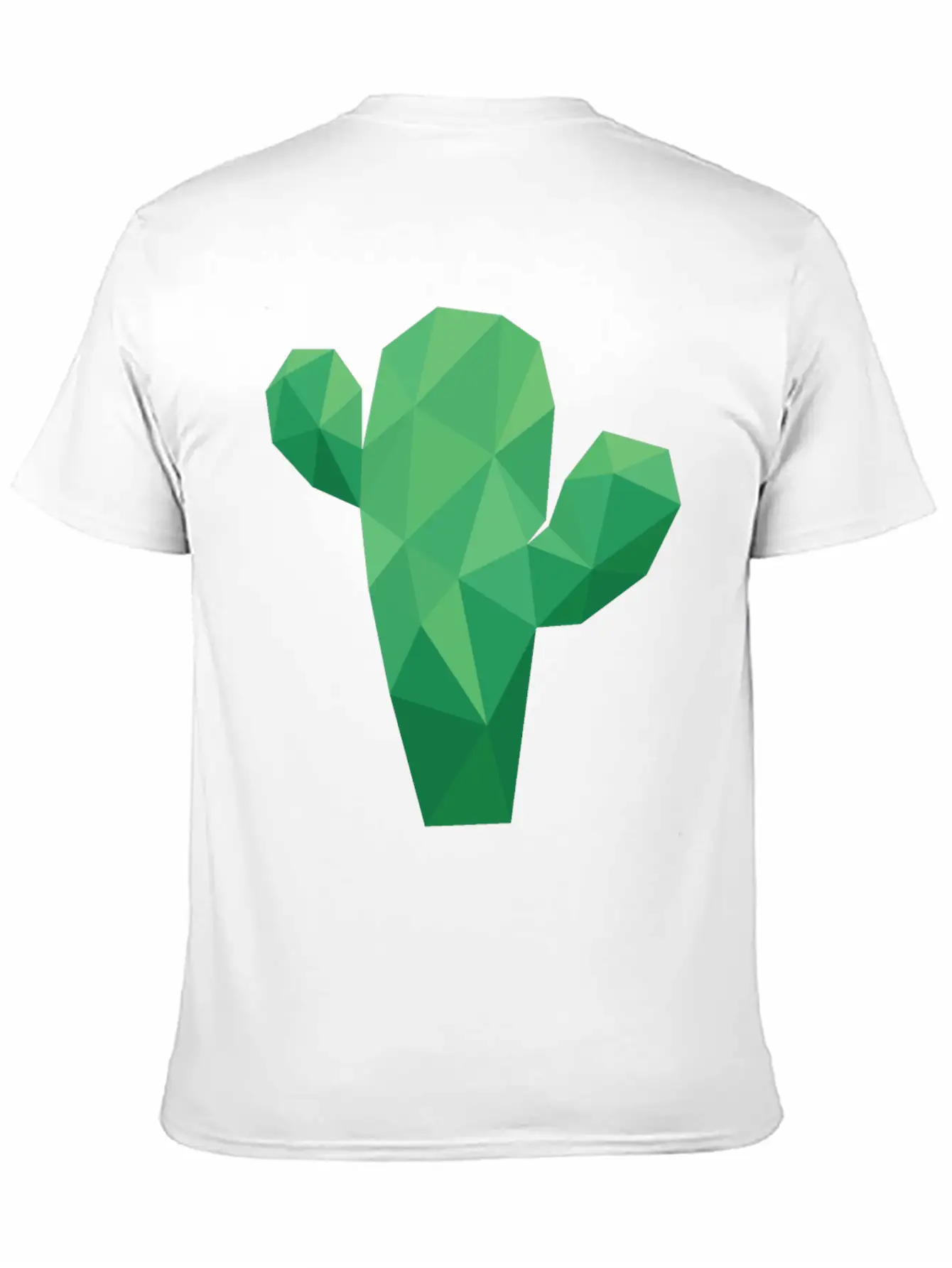 Lowpoly Cactus Stylish Everyday T-Shirt – Unisex Basic Cotton Tee