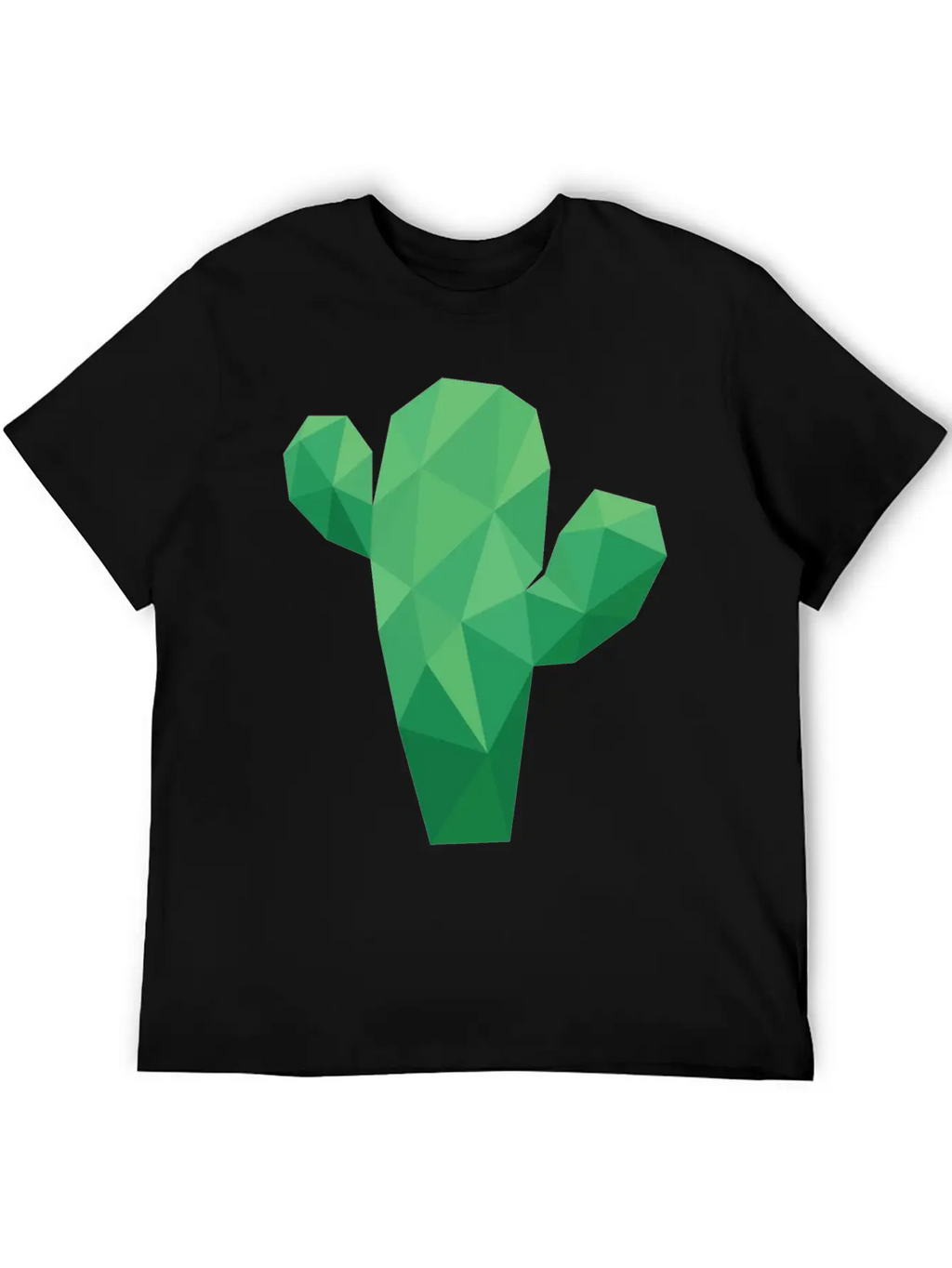 Lowpoly Cactus Stylish Everyday T-Shirt – Unisex Basic Cotton Tee