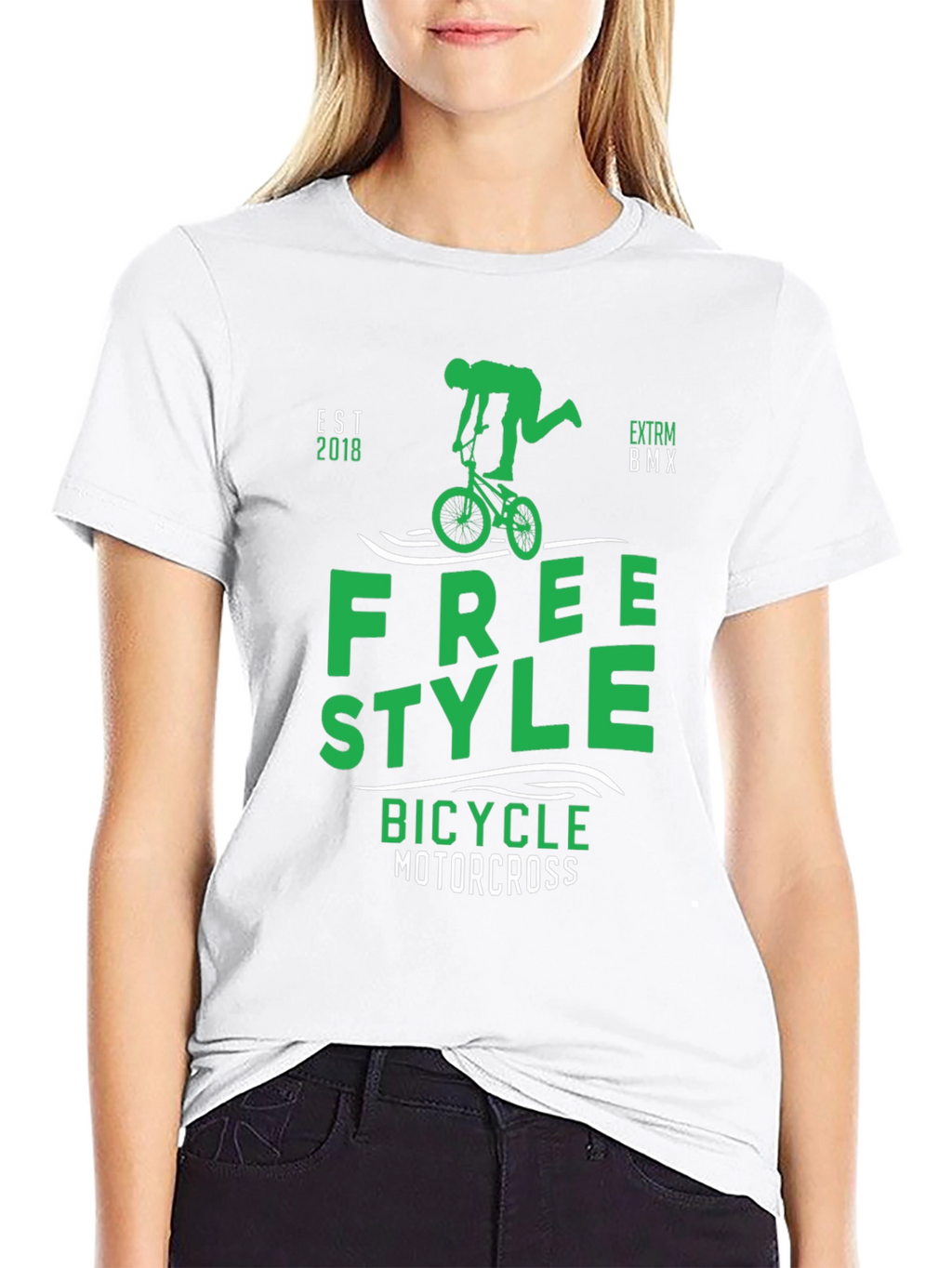 Freestyle BMX T-Shirt - Bicycle Motocross Tee