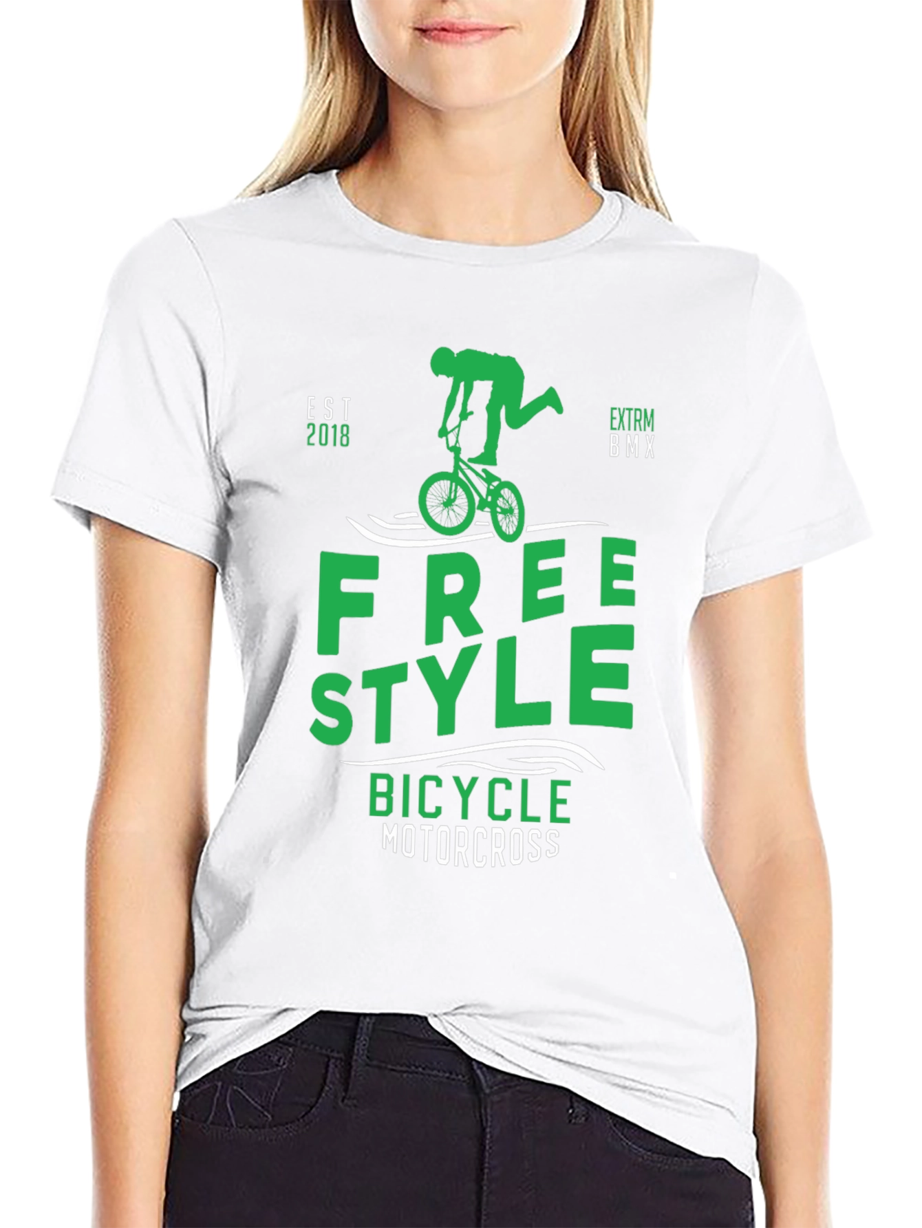 Freestyle BMX T-Shirt - Bicycle Motocross Tee