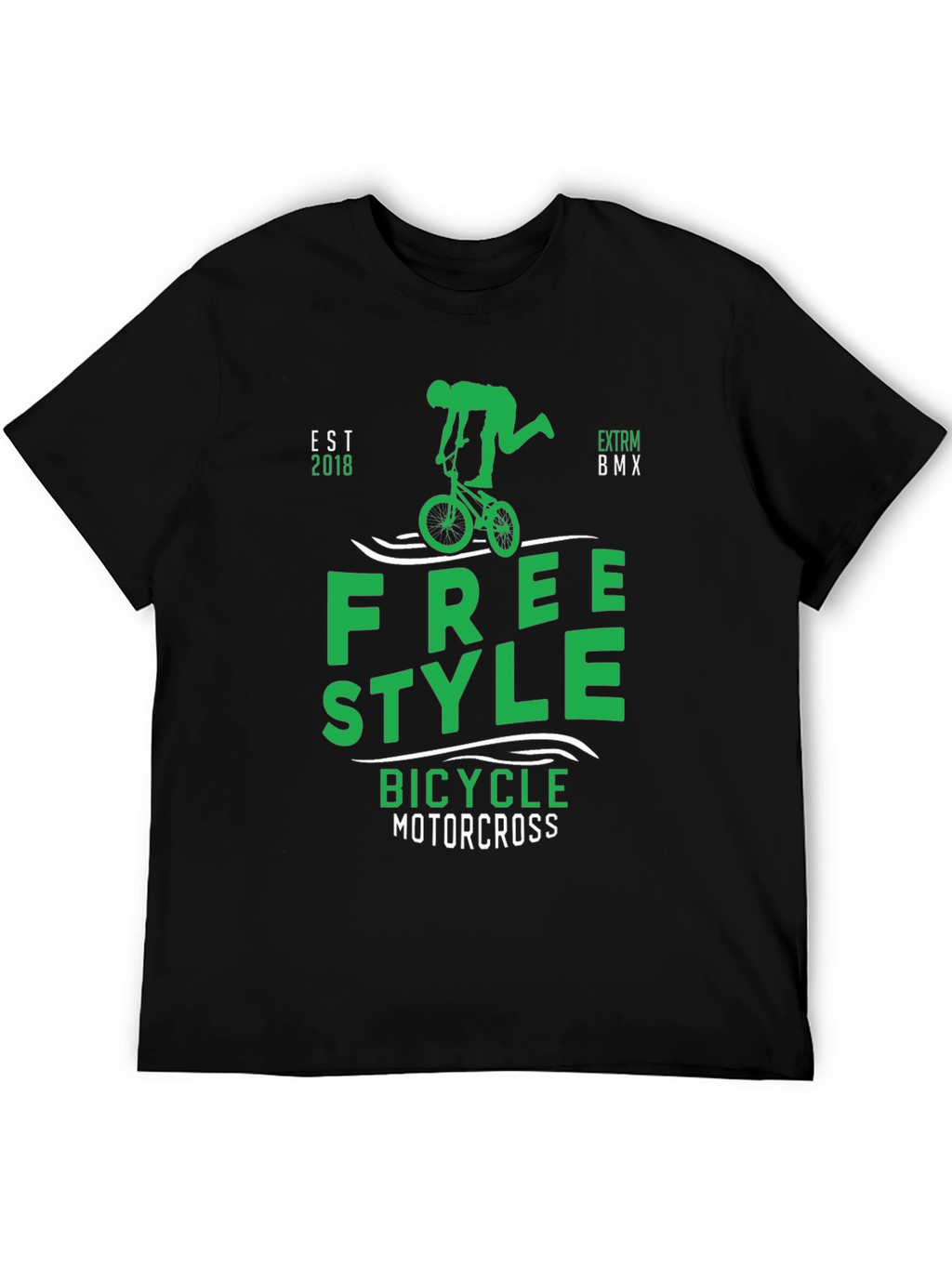 Freestyle BMX T-Shirt - Bicycle Motocross Tee