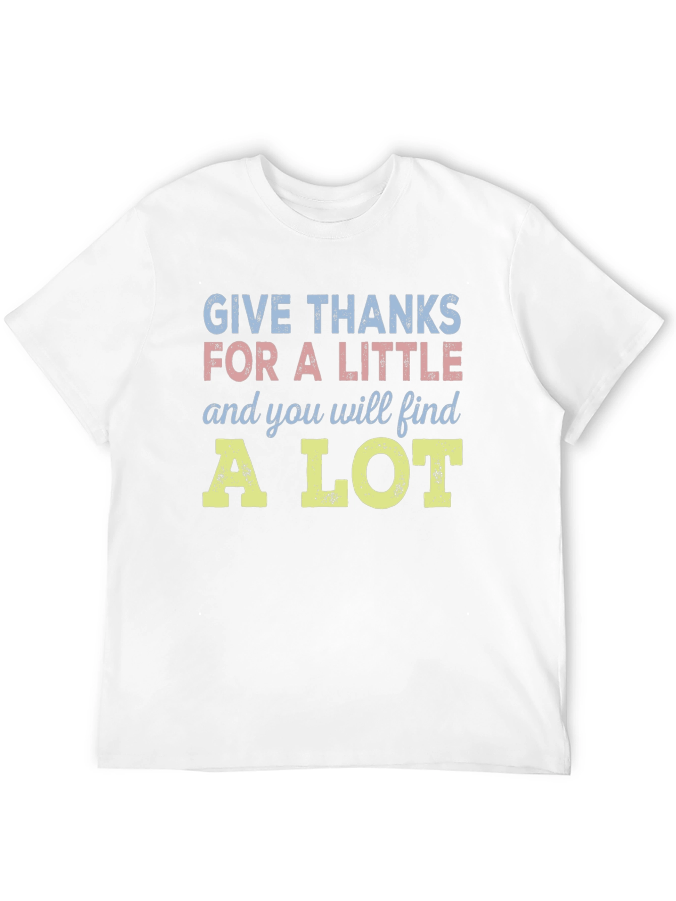 Give Thanks Graphic Tee - Positive Message T-Shirt