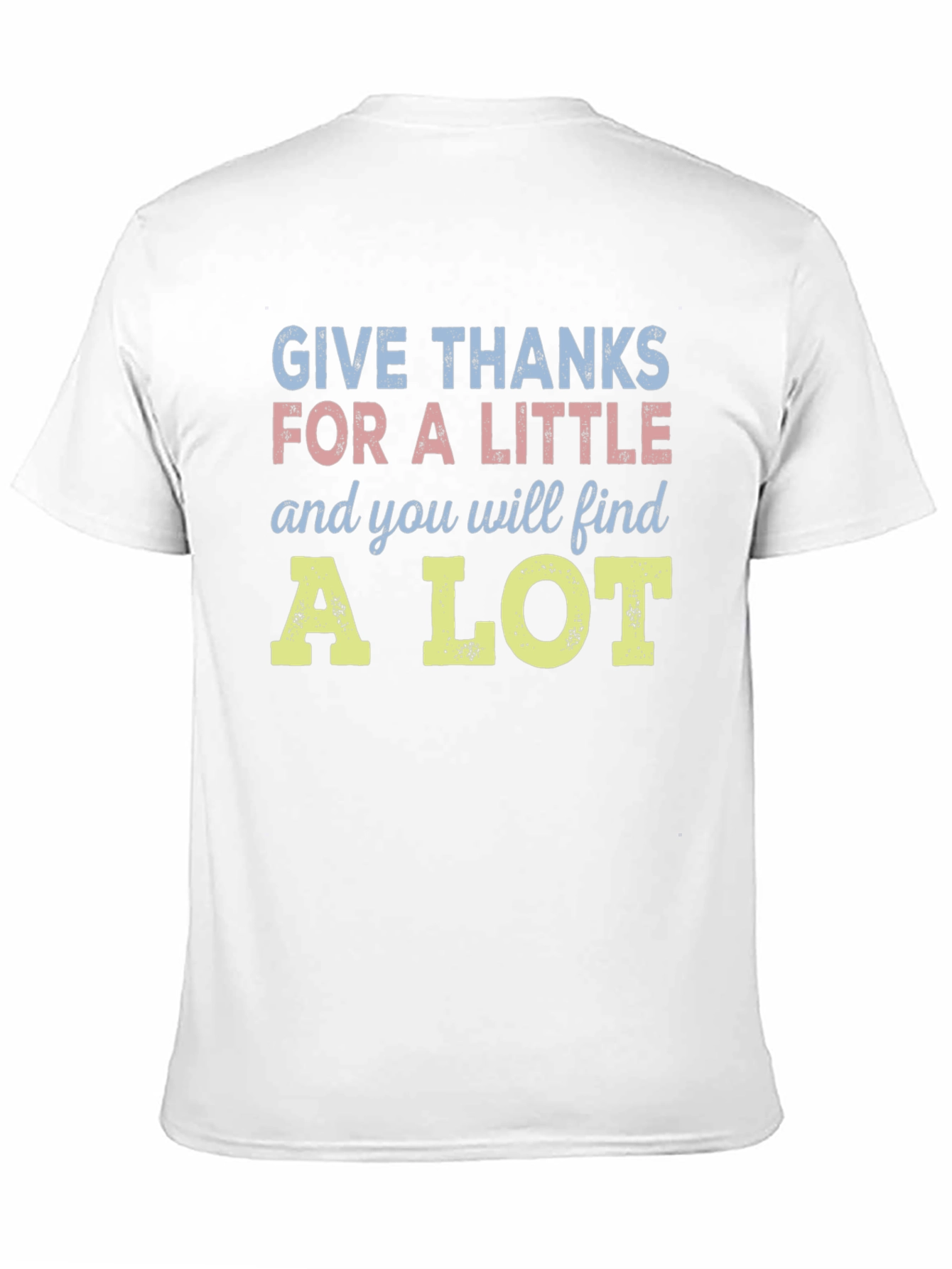 Give Thanks Graphic Tee - Positive Message T-Shirt