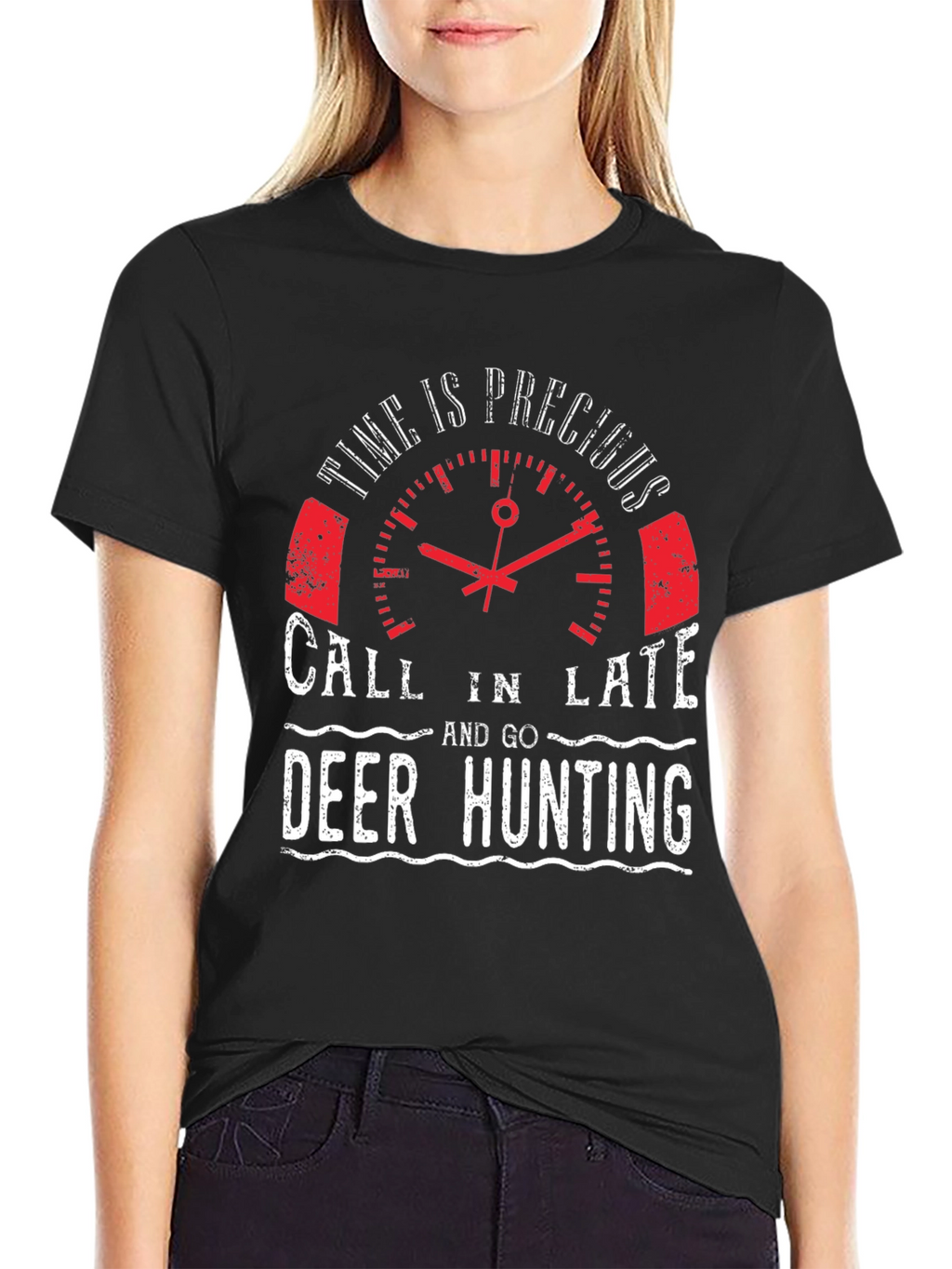 Time is Precious Deer Hunting T-Shirt