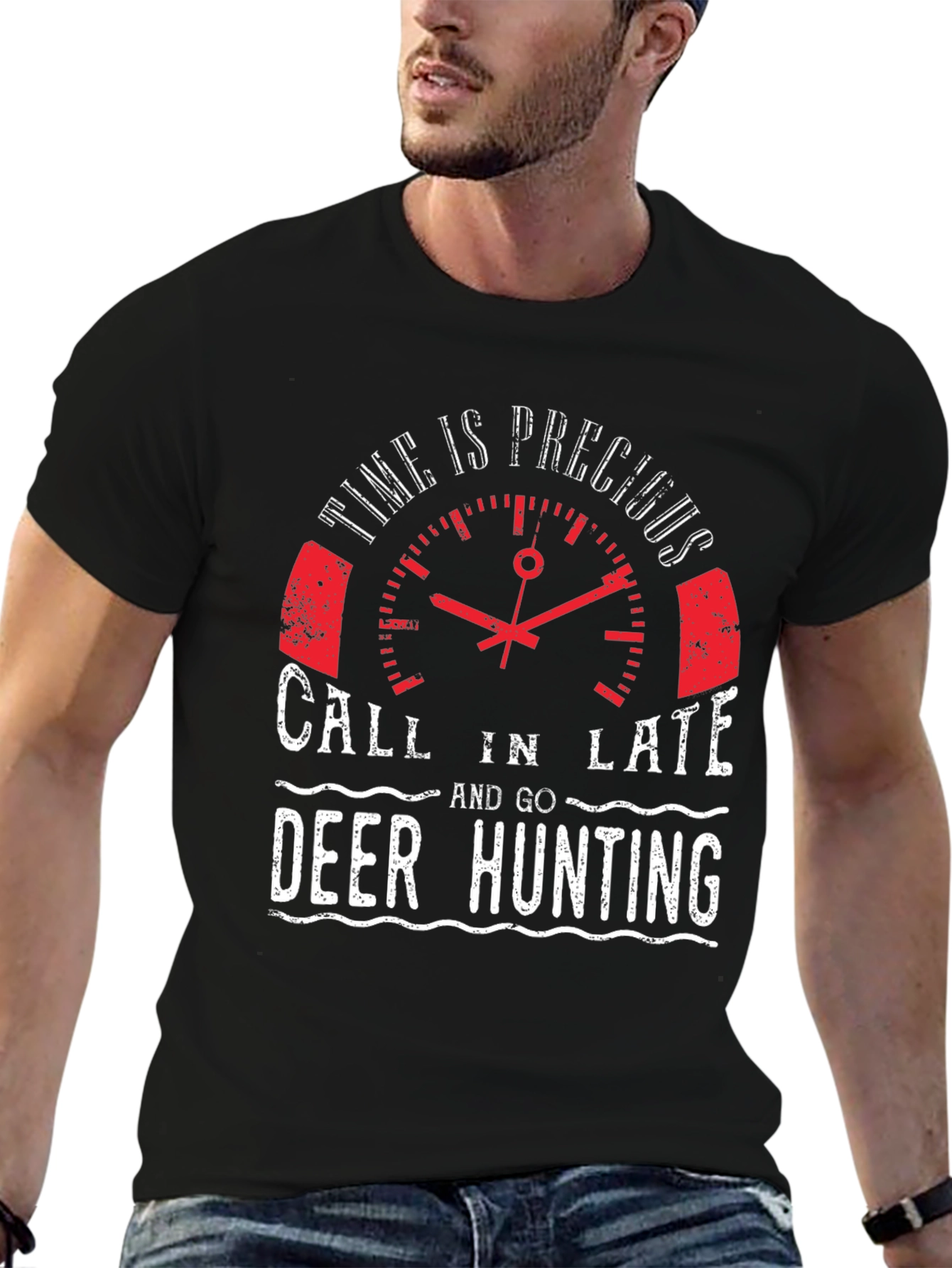 Time is Precious Deer Hunting T-Shirt