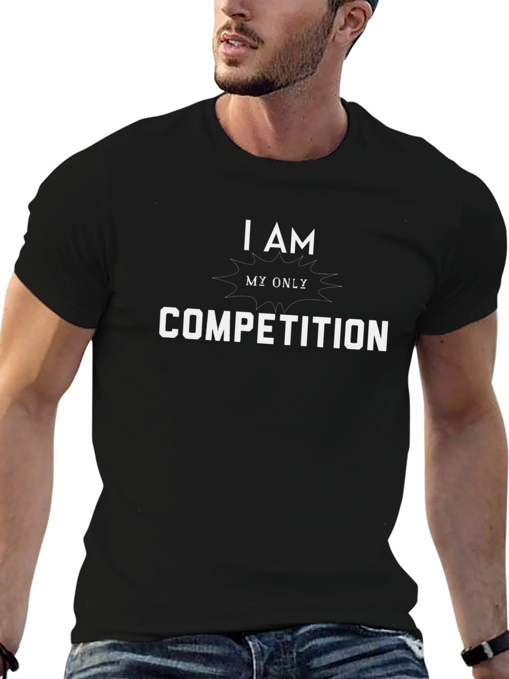 I Am My Only Competition Graphic T-Shirt