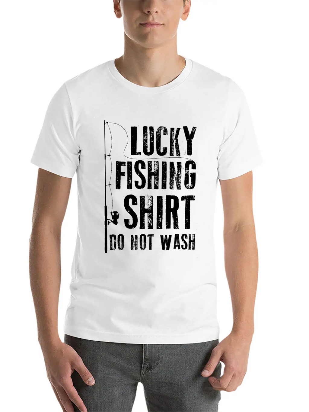 Lucky Fishing Shirt Do Not Wash T-Shirt - Perfect Classic Fit Graphic Tee For Daily Comfort – Unisex Cotton Shirt