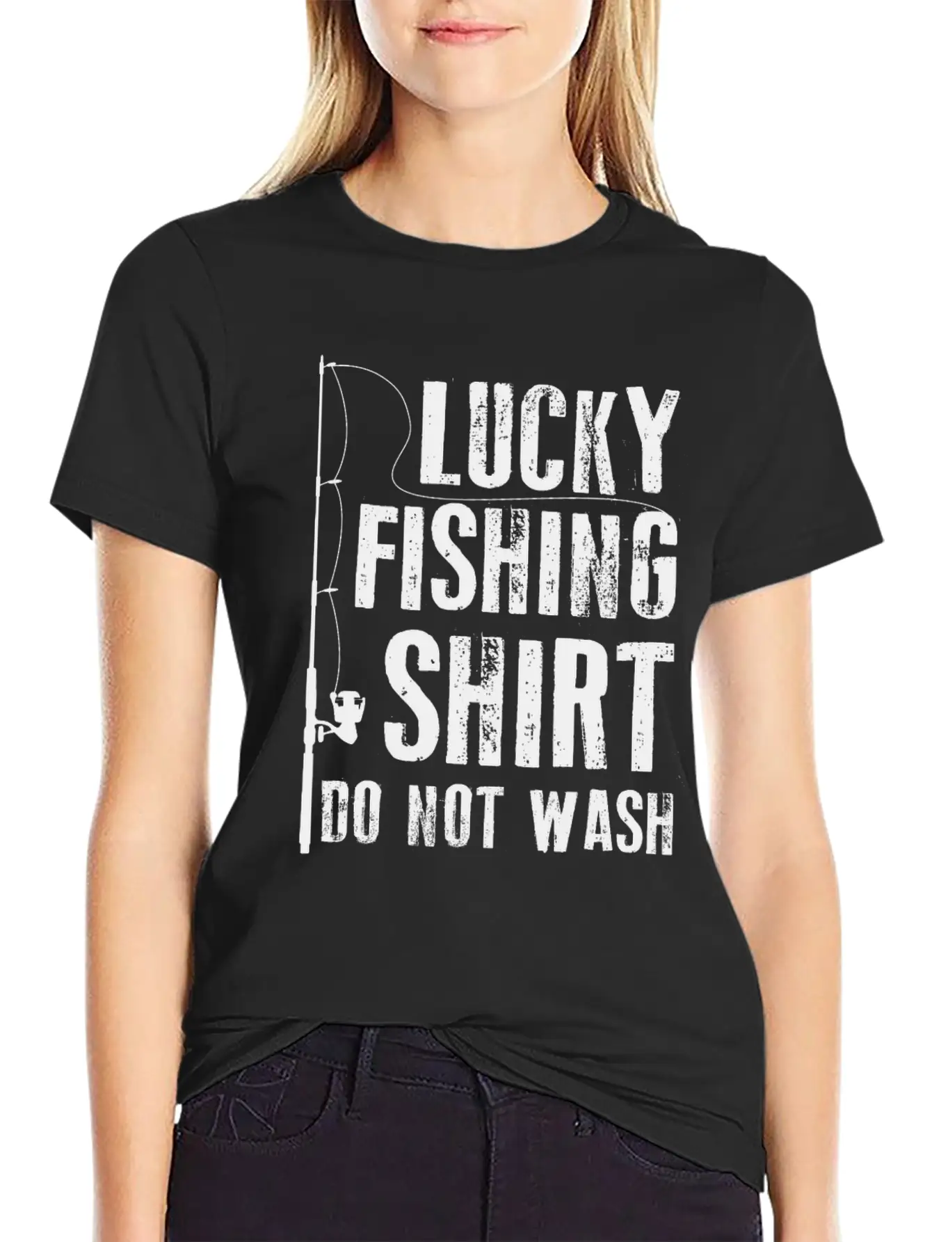 Lucky Fishing Shirt Do Not Wash T-Shirt - Perfect Classic Fit Graphic Tee For Daily Comfort – Unisex Cotton Shirt