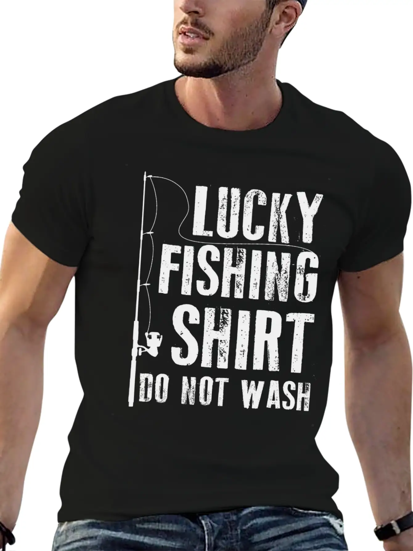 Lucky Fishing Shirt Do Not Wash T-Shirt - Perfect Classic Fit Graphic Tee For Daily Comfort – Unisex Cotton Shirt
