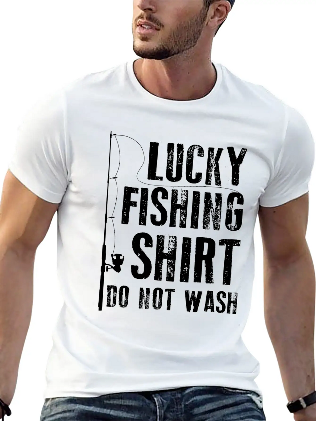 Lucky Fishing Shirt Do Not Wash T-Shirt - Perfect Classic Fit Graphic Tee For Daily Comfort – Unisex Cotton Shirt