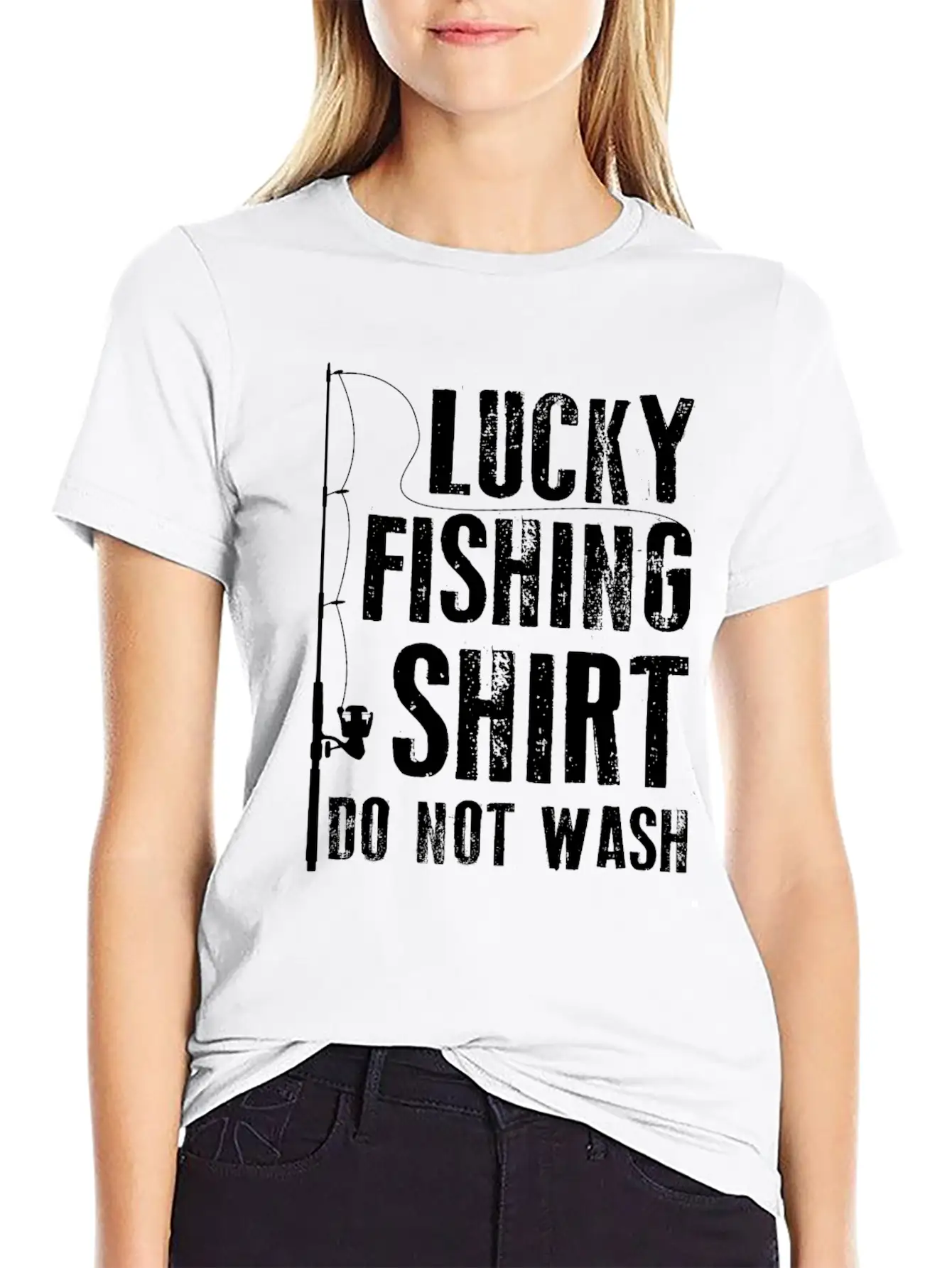 Lucky Fishing Shirt Do Not Wash T-Shirt - Perfect Classic Fit Graphic Tee For Daily Comfort – Unisex Cotton Shirt
