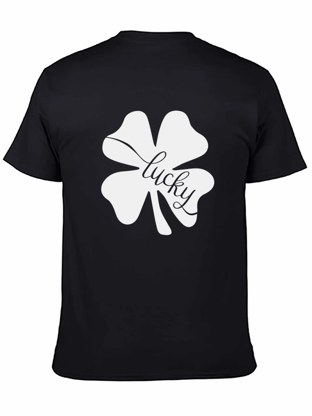Lucky With Flowers Leaf Love Stylish Everyday T-Shirt – Unisex Basic Cotton Tee