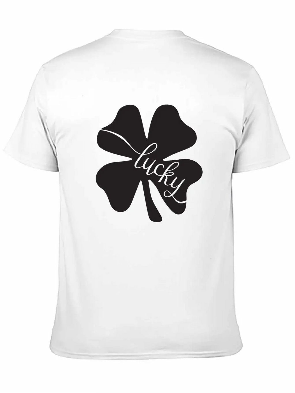 Lucky With Flowers Leaf Love Stylish Everyday T-Shirt – Unisex Basic Cotton Tee