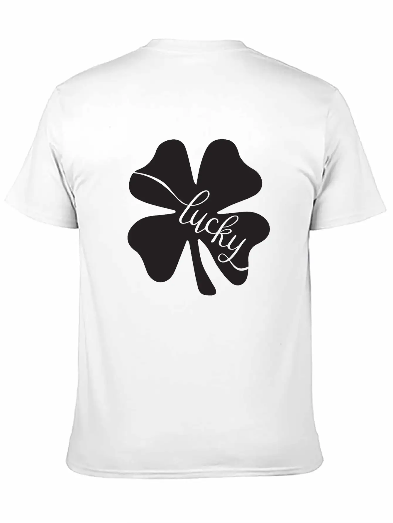 Lucky With Flowers Leaf Love Stylish Everyday T-Shirt – Unisex Basic Cotton Tee