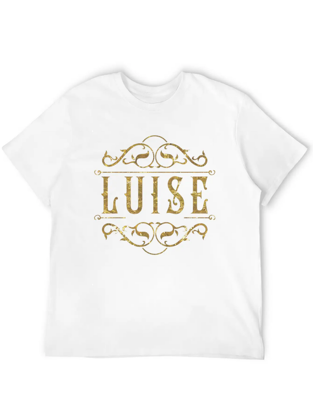 Luise Gold Unisex Casual T-Shirt – Clean Design For Daily Comfort