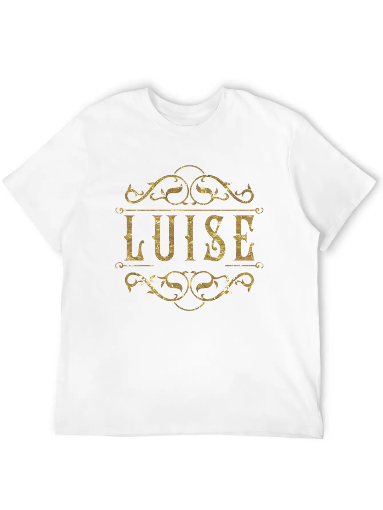 Luise Gold Unisex Casual T-Shirt – Clean Design For Daily Comfort