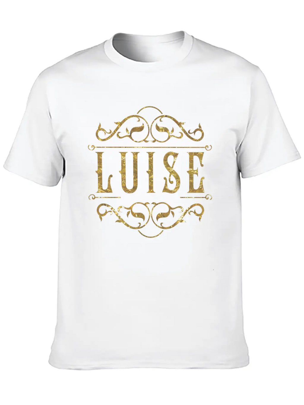 Luise Gold Unisex Casual T-Shirt – Clean Design For Daily Comfort