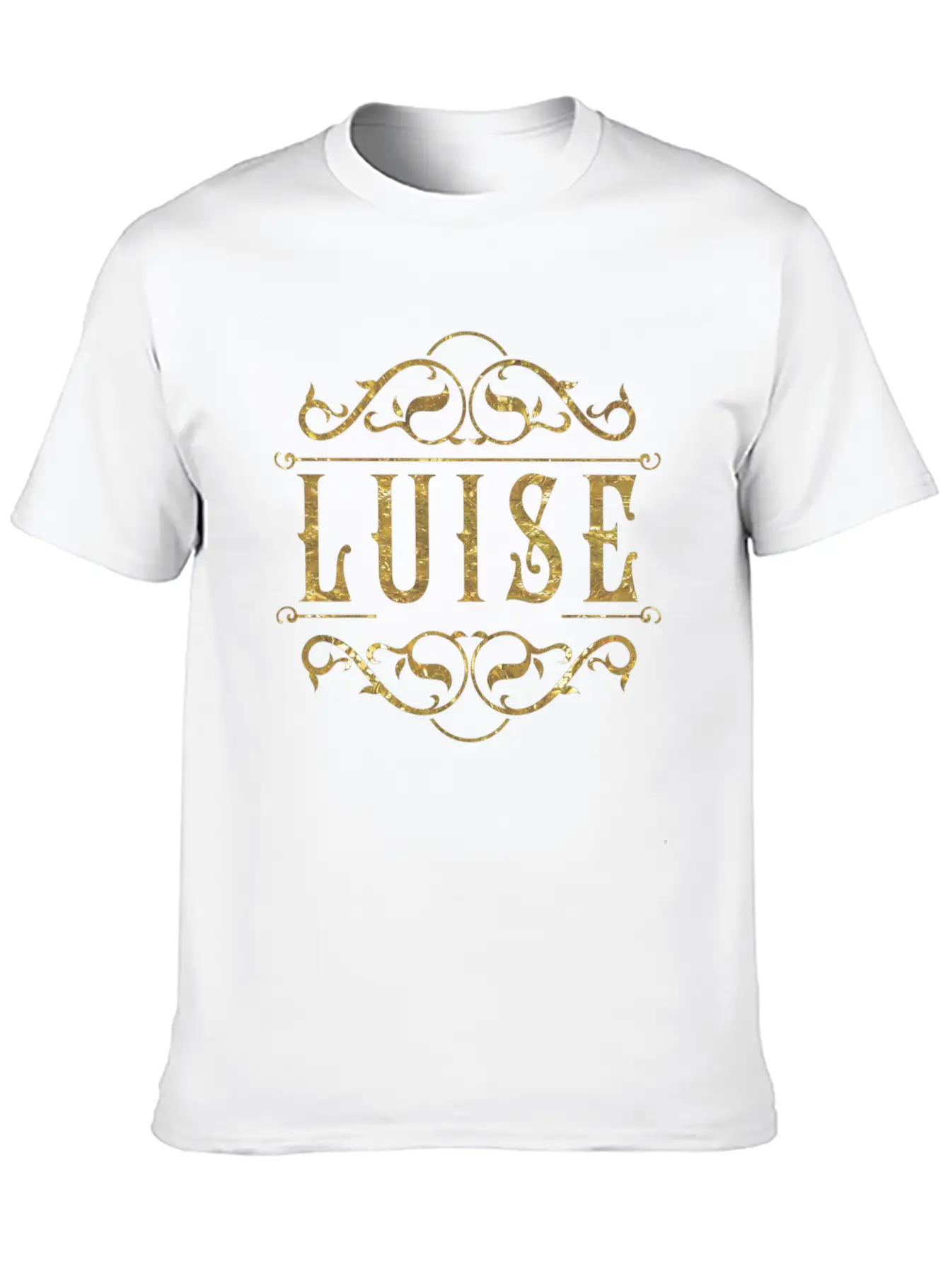 Luise Gold Unisex Casual T-Shirt – Clean Design For Daily Comfort