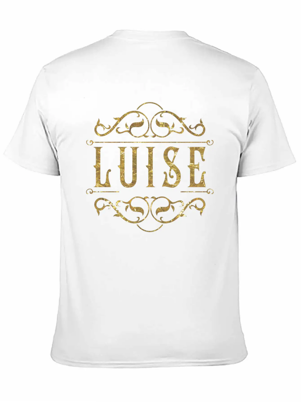 Luise Gold Unisex Casual T-Shirt – Clean Design For Daily Comfort