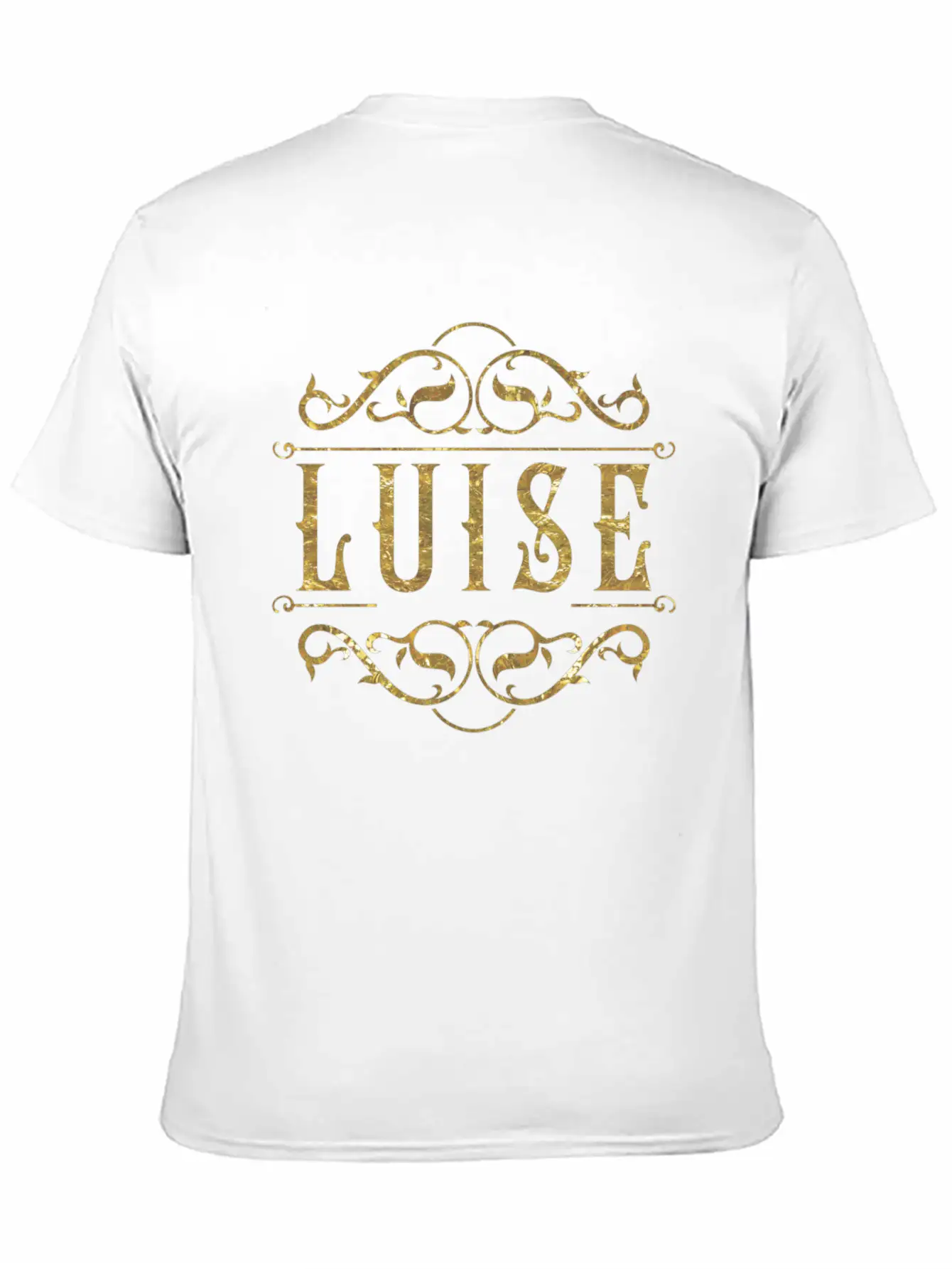 Luise Gold Unisex Casual T-Shirt – Clean Design For Daily Comfort