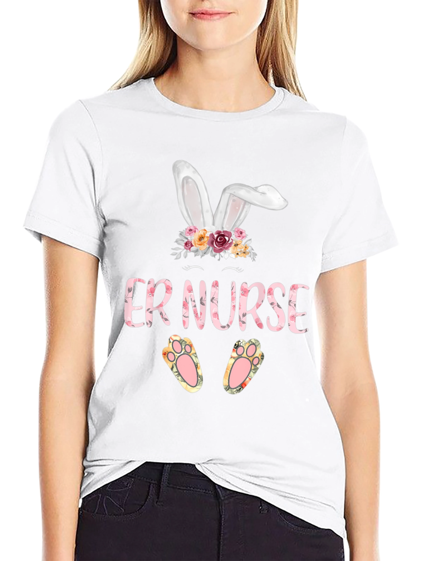 ER Nurse Easter Bunny T-Shirt