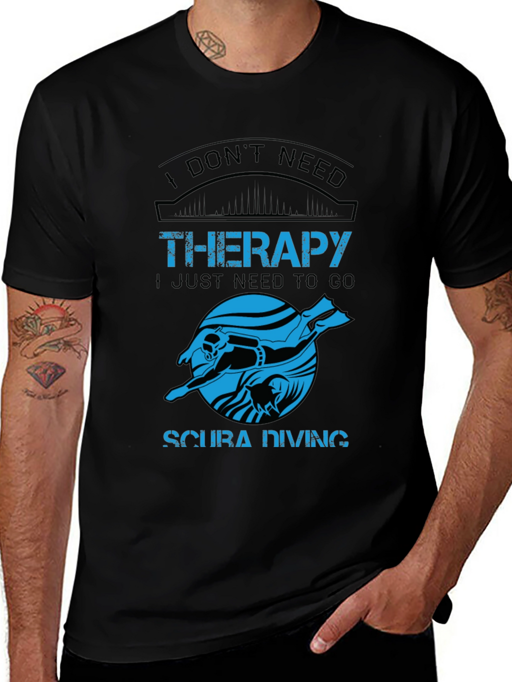 Scuba Diving Therapy T-Shirt
