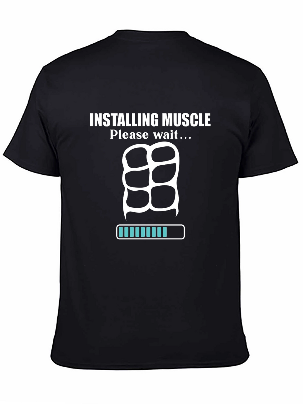 Installing Muscle T-Shirt - Funny Workout Tee