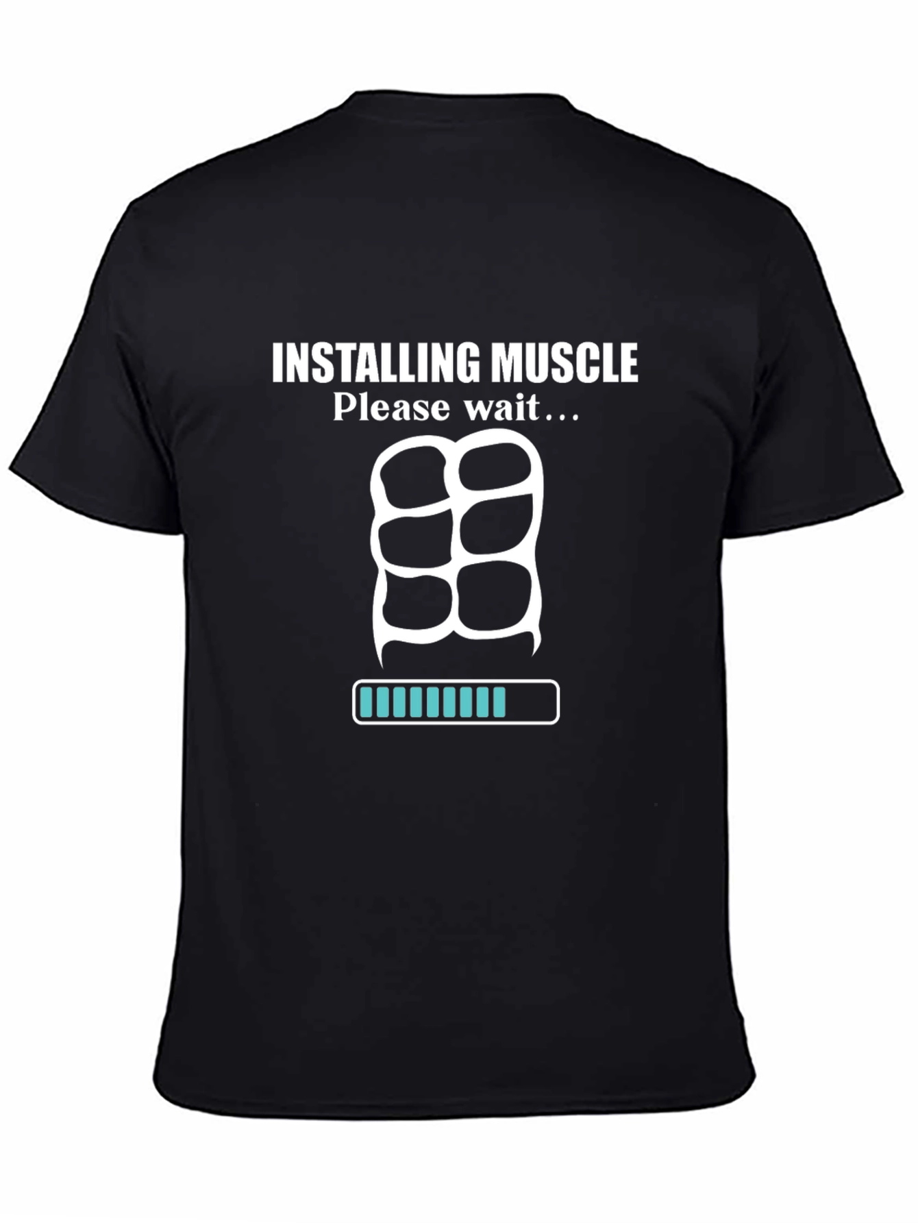 Installing Muscle T-Shirt - Funny Workout Tee