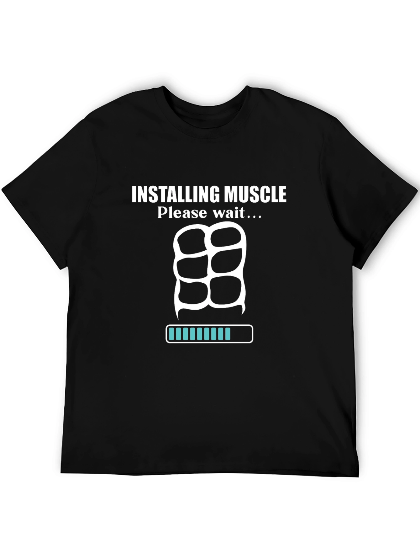 Installing Muscle T-Shirt - Funny Workout Tee
