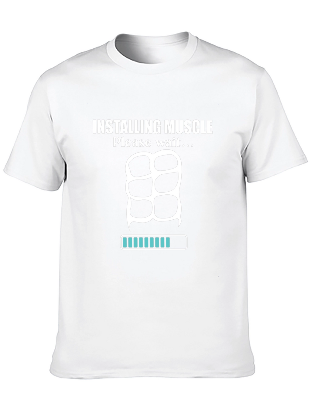 Installing Muscle T-Shirt - Funny Workout Tee