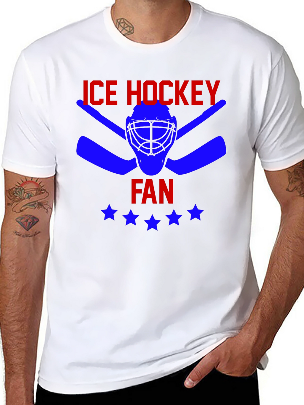 Ice Hockey Fan Graphic Tee