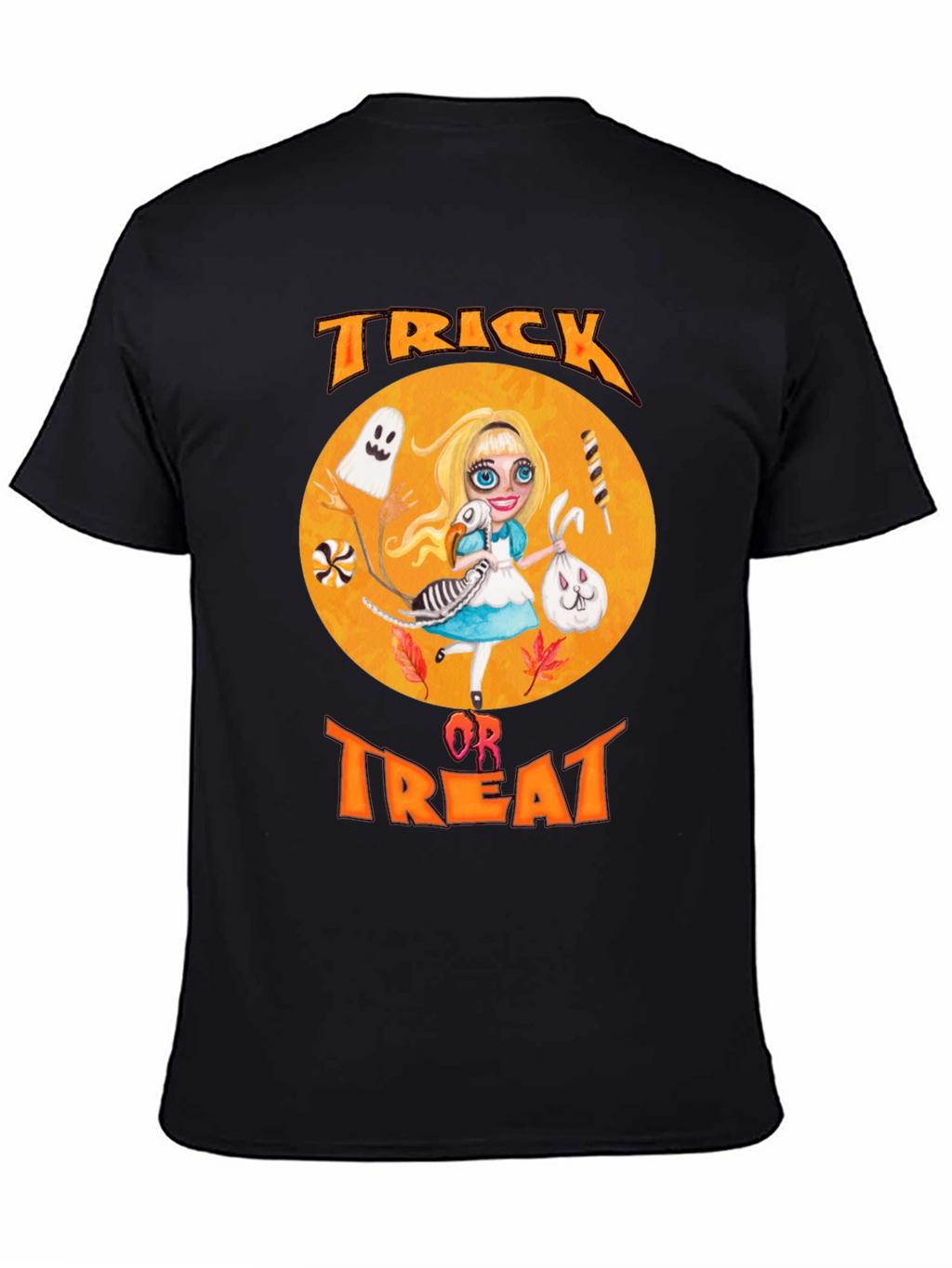 Trick or Treat Halloween Alice Graphic Tee