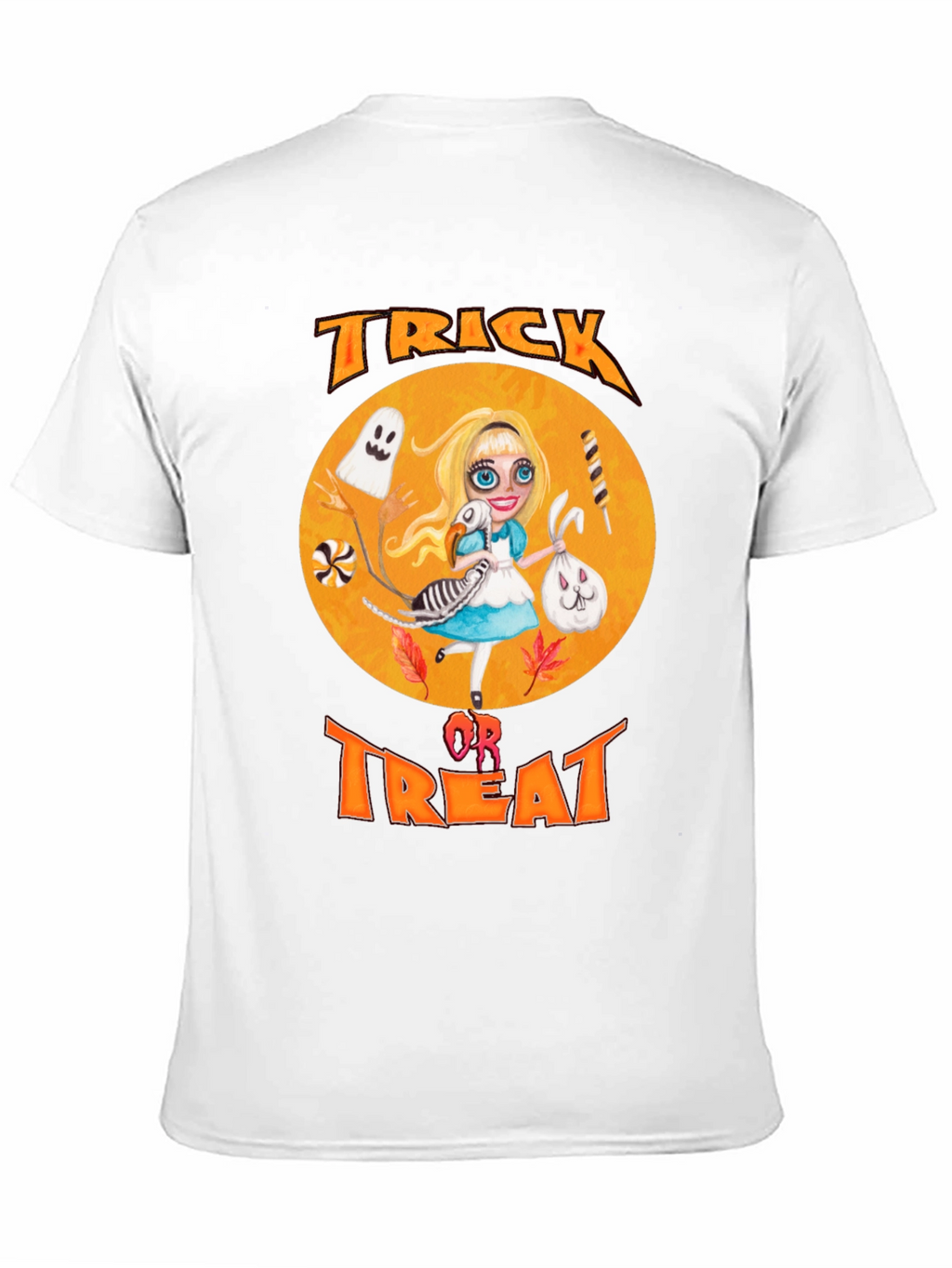 Trick or Treat Halloween Alice Graphic Tee
