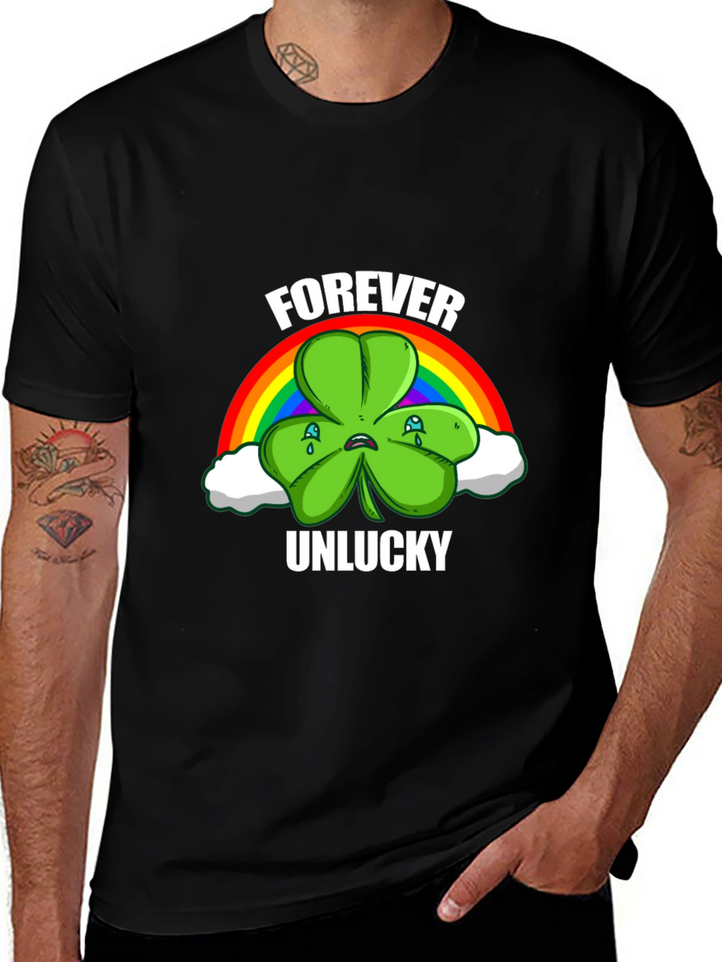 Forever Unlucky Shamrock T-Shirt